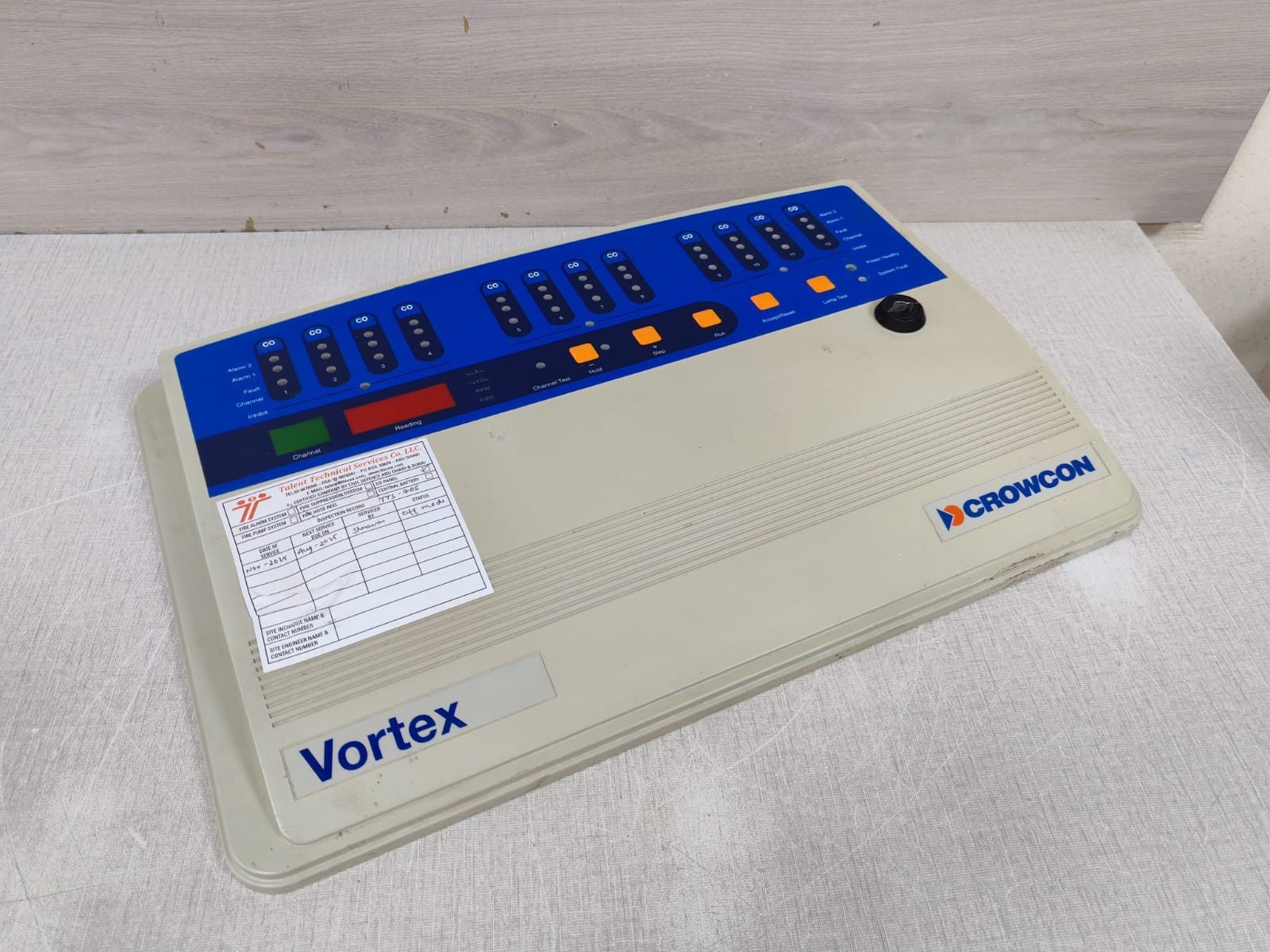 CROWCON SERIAL NO. VX-1139 CROWCON VORTEX RACK / SERIAL NO. VX-1139 4