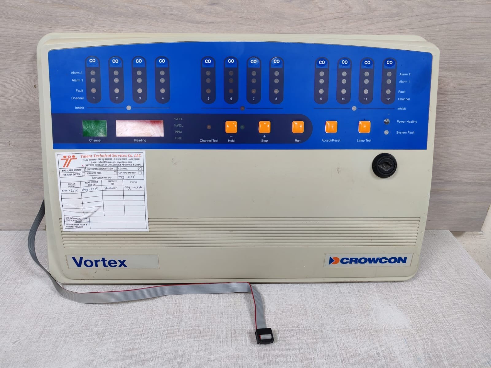 CROWCON VORTEX RACK / SERIAL NO. VX-1139