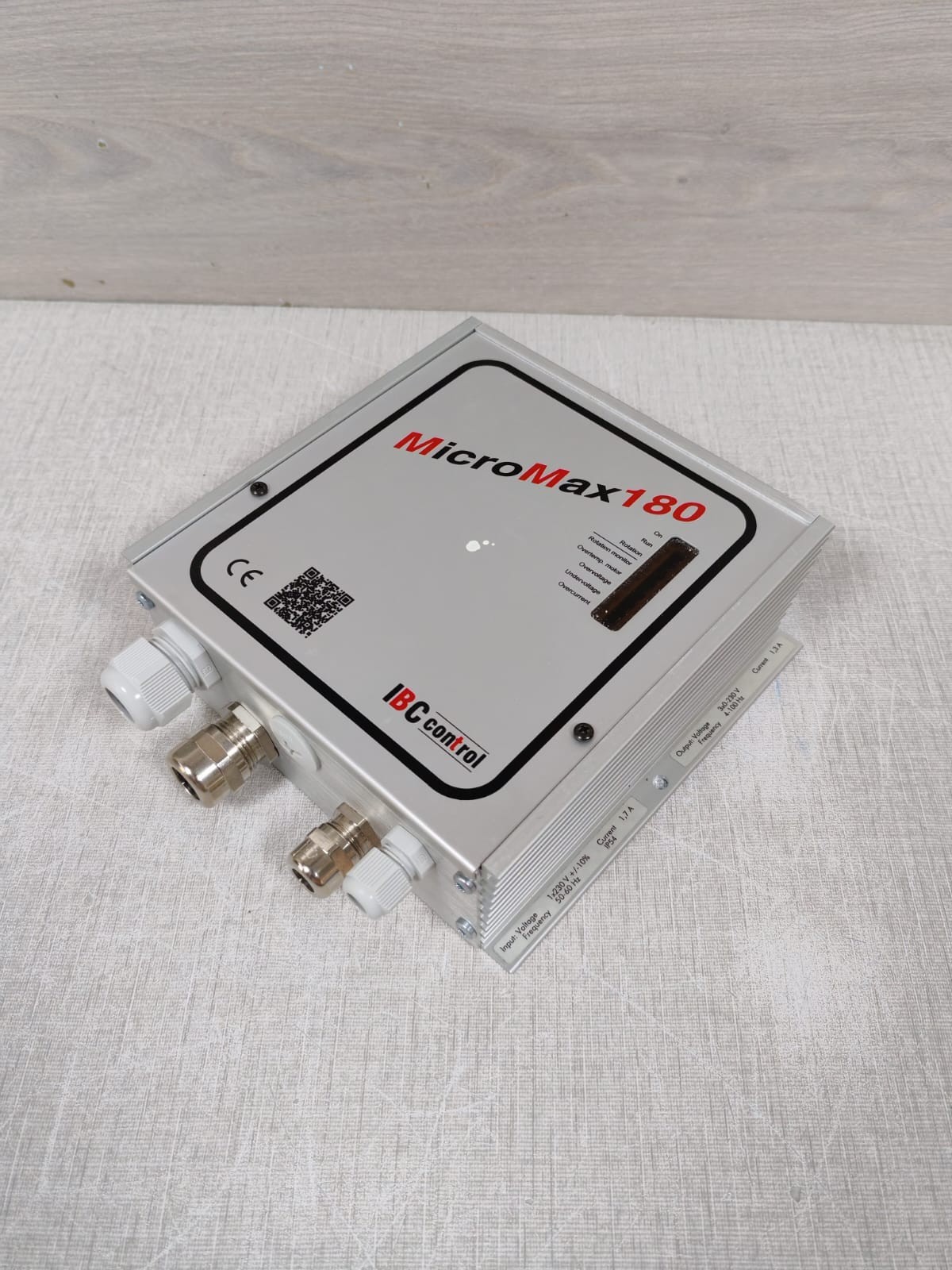 IBC CONTROL MICROMAX 180 IBC CONTROL MICROMAX 180 FREQUENCY CONVERTER 4