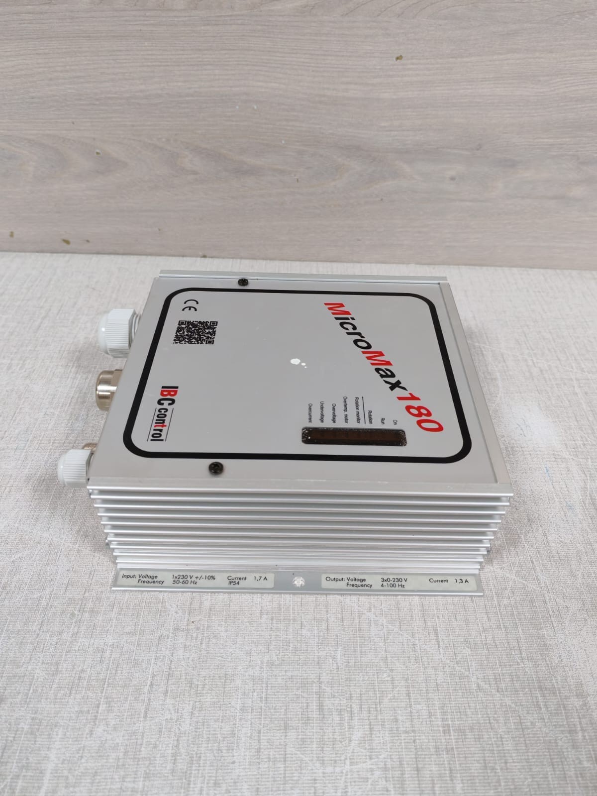 IBC CONTROL MICROMAX 180 IBC CONTROL MICROMAX 180 FREQUENCY CONVERTER 7
