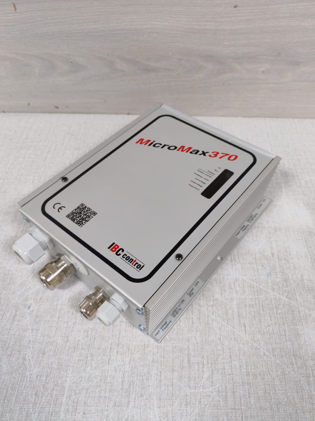 IBC CONTROL MICROMAX 370 IBC CONTROL MICROMAX 370 FREQUENCY CONVERTER 5