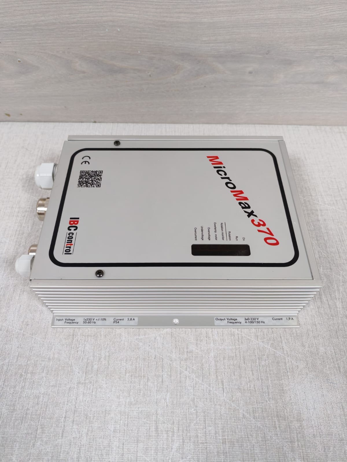 IBC CONTROL MICROMAX 370 IBC CONTROL MICROMAX 370 FREQUENCY CONVERTER 10