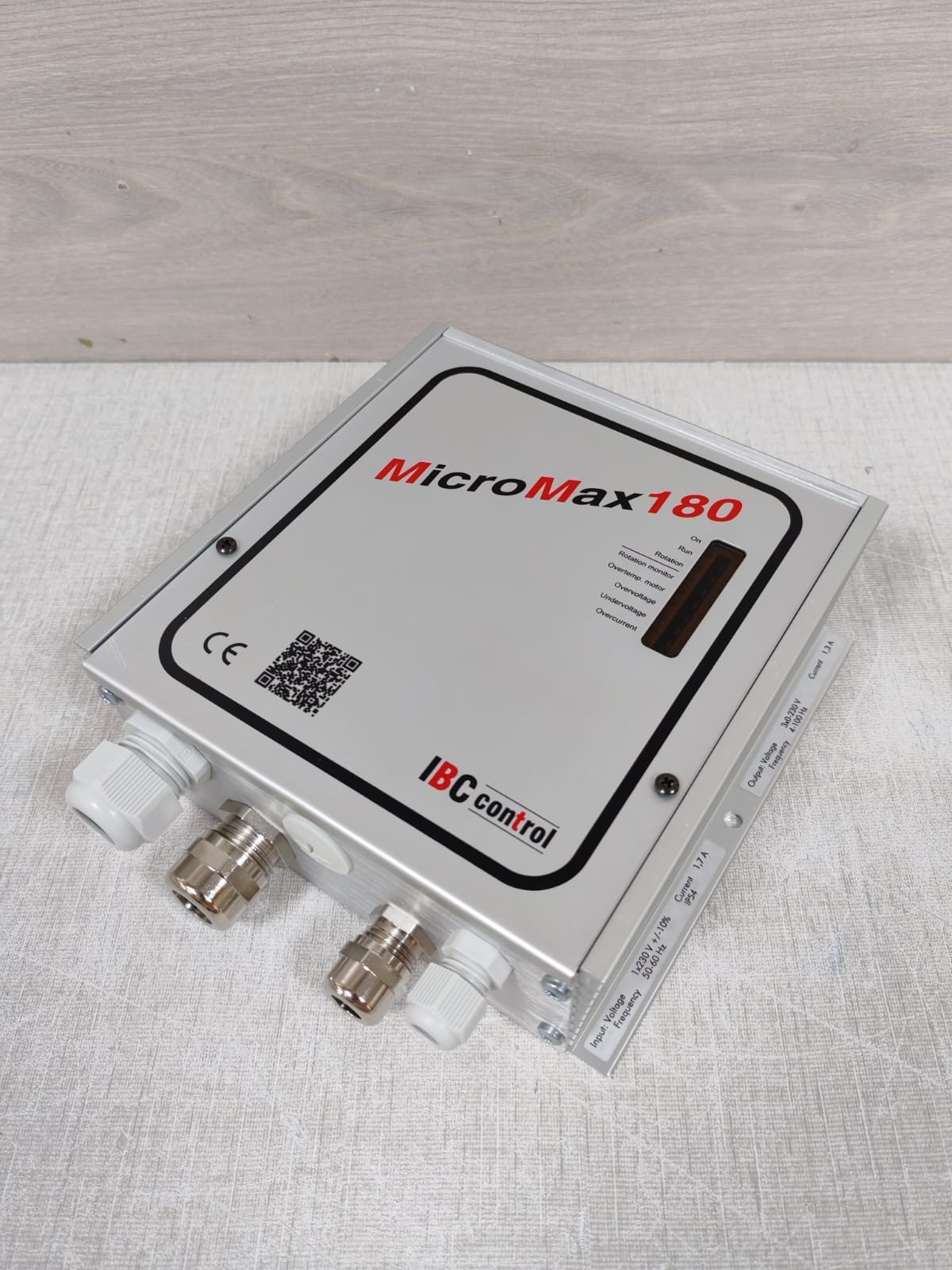 IBC CONTROL MICROMAX 180 IBC CONTROL MICROMAX 180 FREQUENCY CONVERTER 8