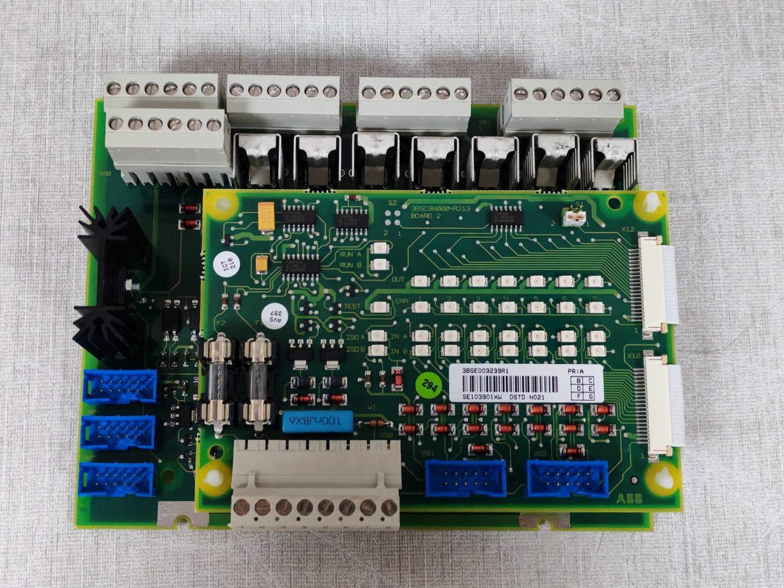 ABB 3BSE003239R1 / 3BSC980004R213 ABB DSTD N021 PR;A 3BSE003239R1 / 3BSC980004R213 CIRCUIT BOARD 10