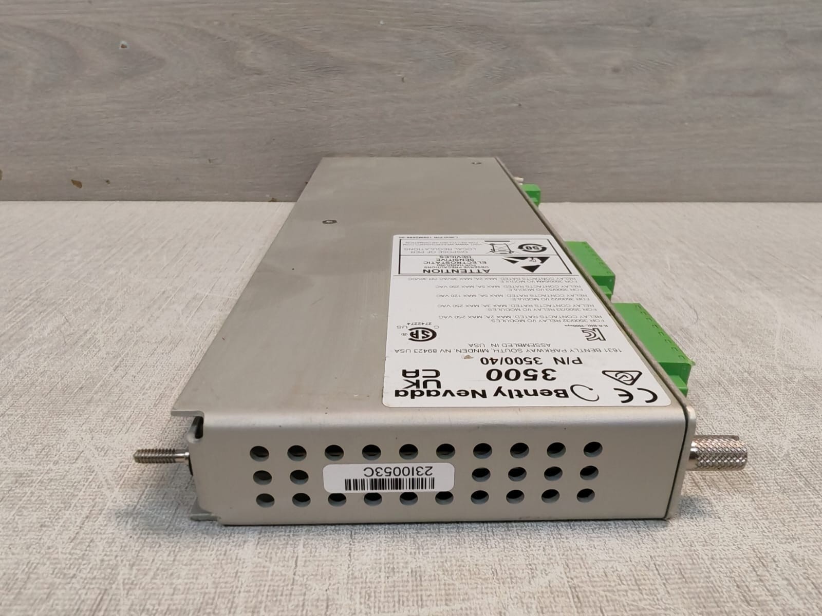 Bently Nevada 125680-01/ 184139-09 Bently Nevada 3500/40 Proximitor I/O Module 125680-01/ 184139-09 6