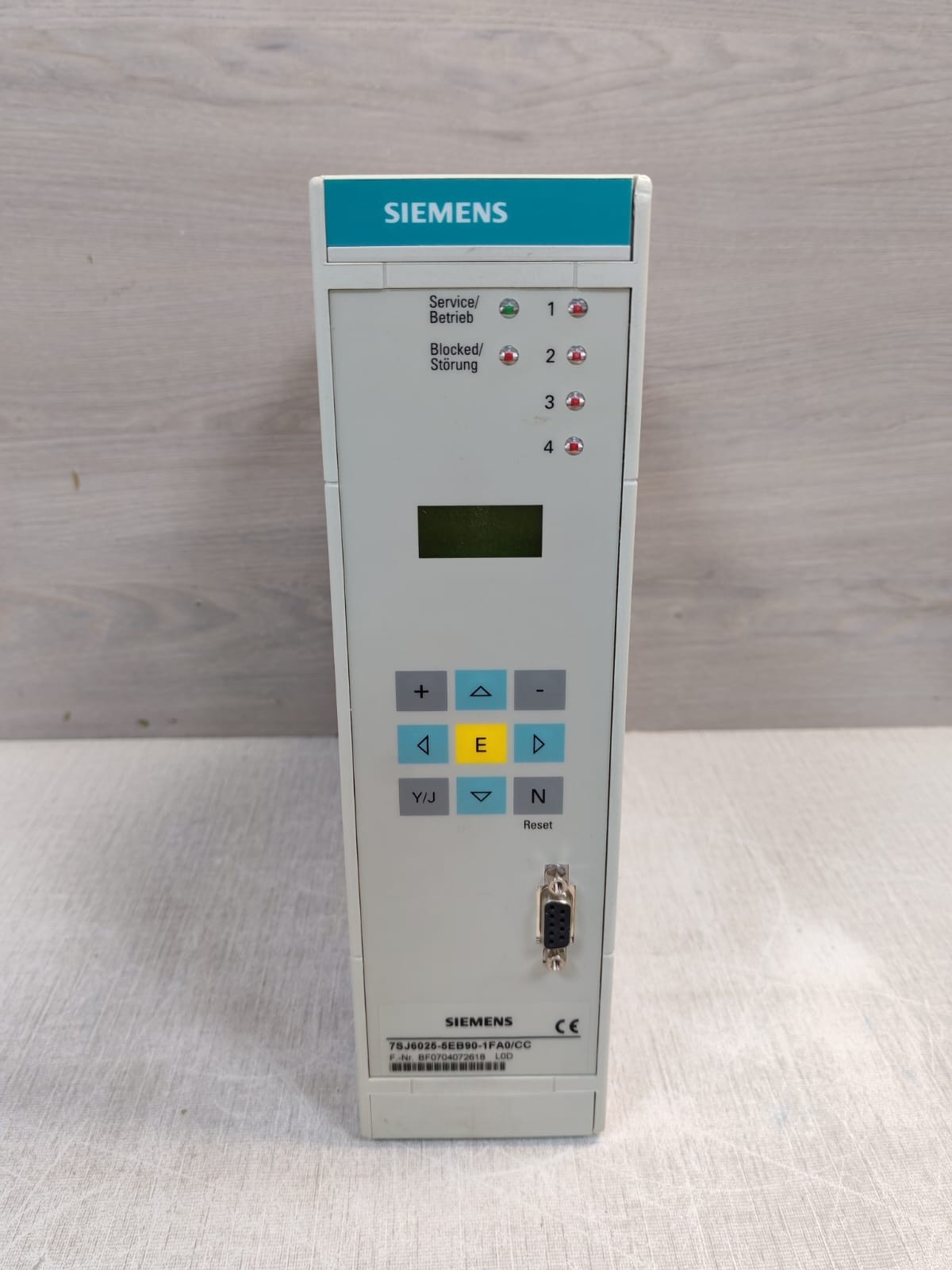 Siemens 7SJ6025-5EB90-1FA0/CC Overcurrent Protection