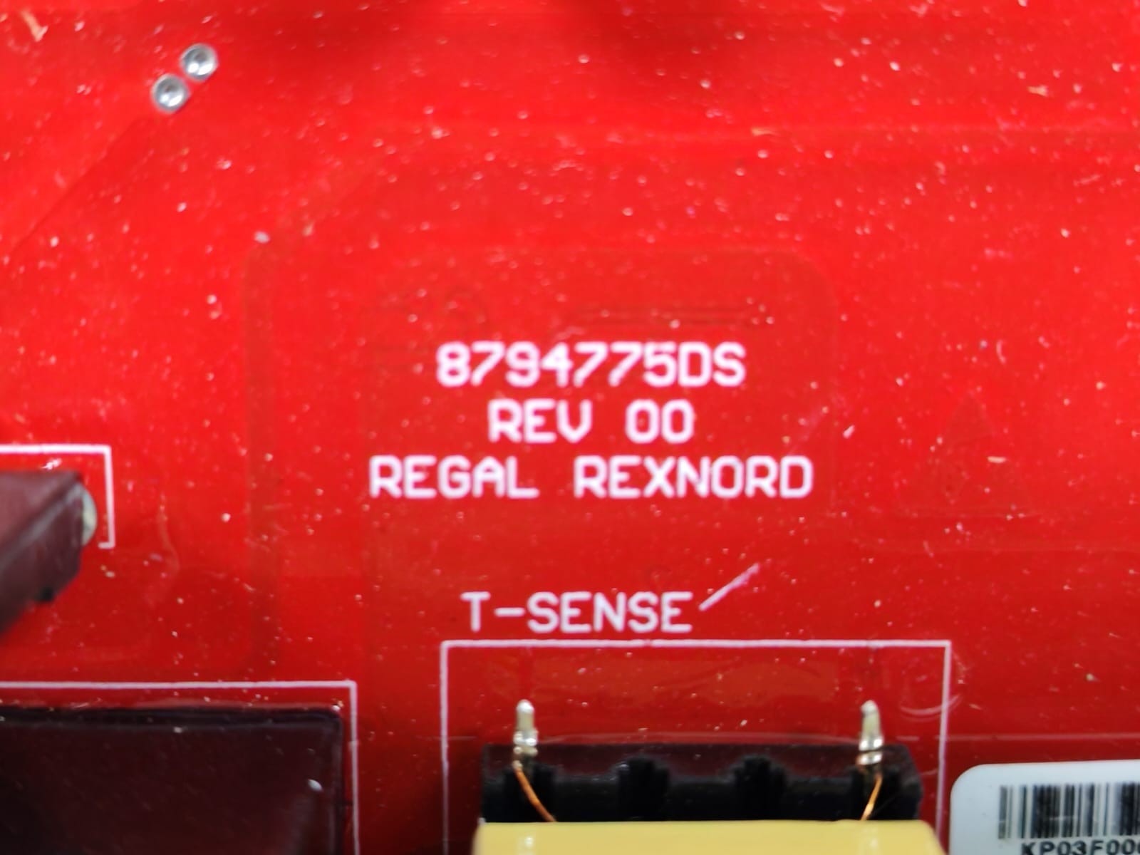 Genteq 8794775DS Genteq 8794775DS REV 00 REGAL REXNORD 2.0 KW 240V Inverter Drive Board 2