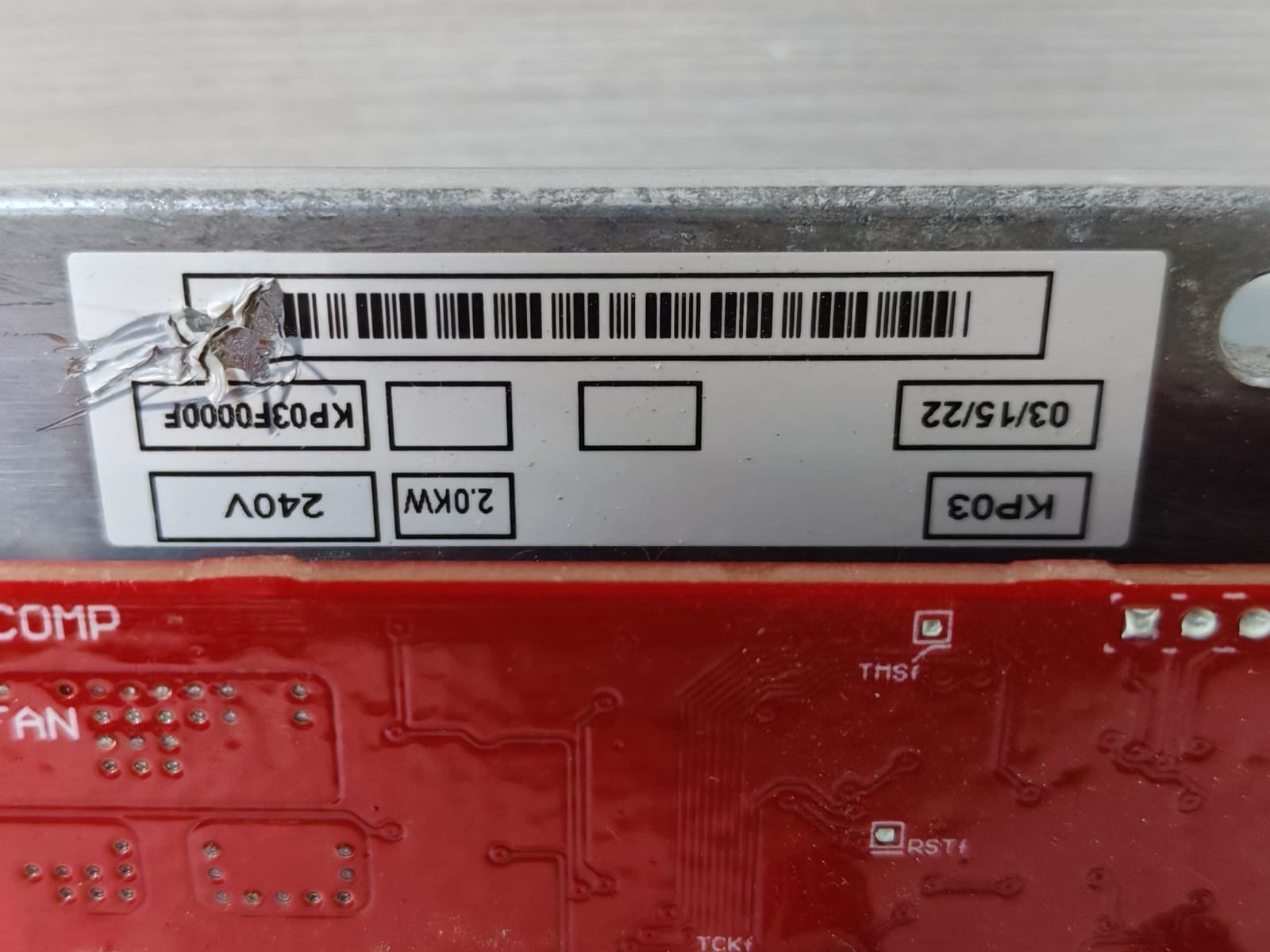 Genteq 8794775DS Genteq 8794775DS REV 00 REGAL REXNORD 2.0 KW 240V Inverter Drive Board 5