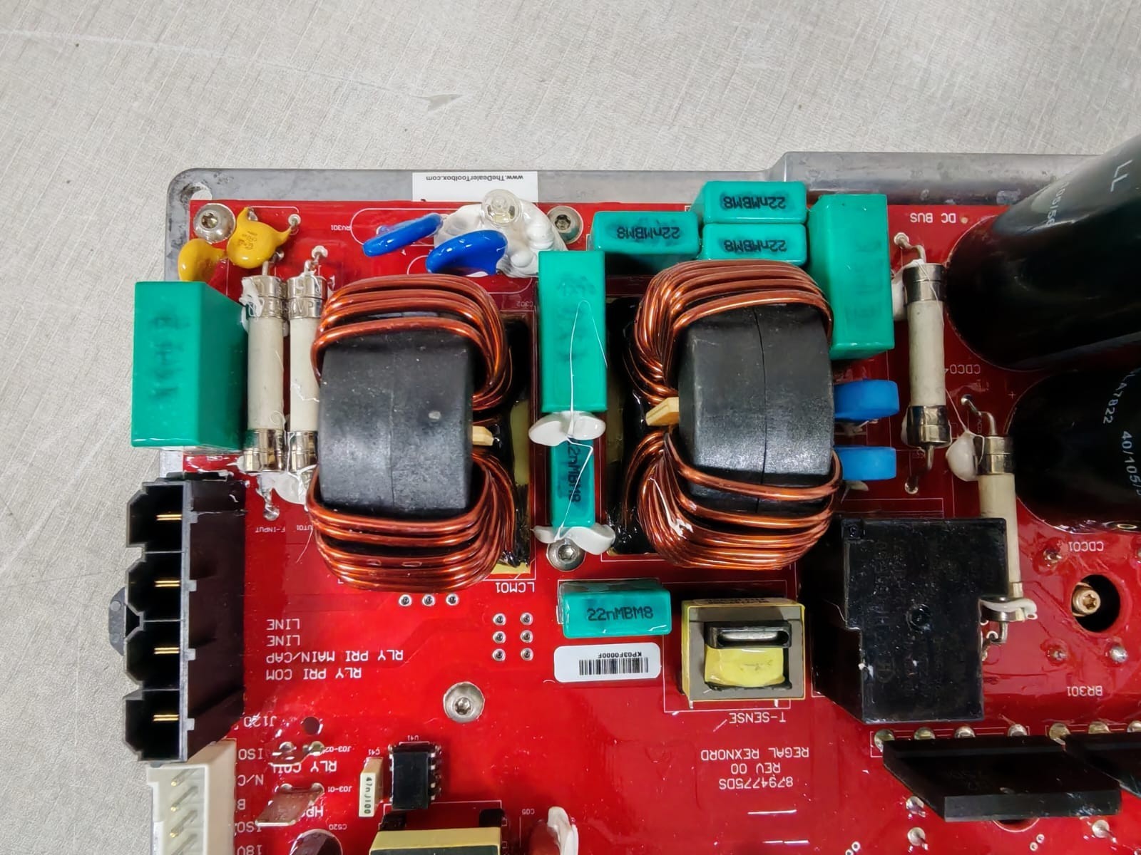 Genteq 8794775DS Genteq 8794775DS REV 00 REGAL REXNORD 2.0 KW 240V Inverter Drive Board 10