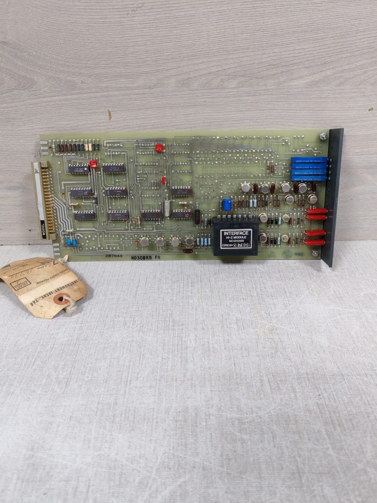 Foxboro N0308KB FB FOXBORO 2DC CONTROL BOARD N0308KB FB 4