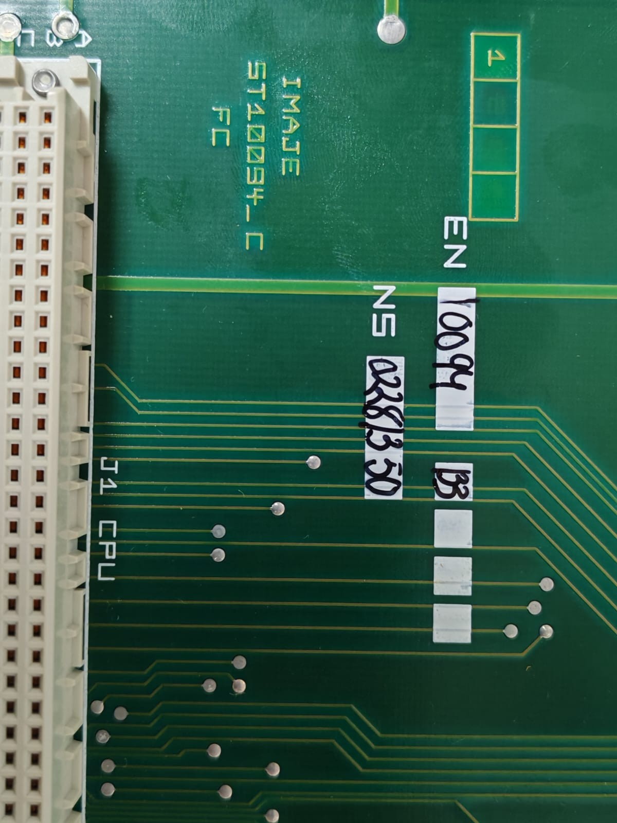 IMAJE ST10094_C EN-10094 133 NS 02281350 IMAJE ST10094_C EN-10094 133 NS 02281350 BACKPLANE BOARD 10