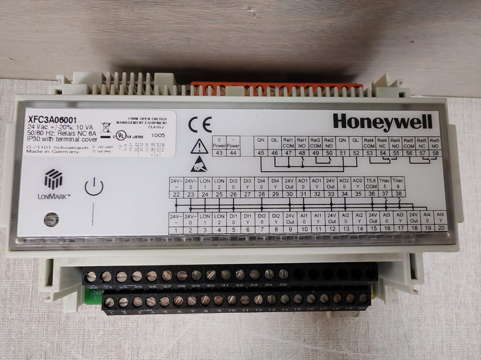 Honeywell XFC3A06001 HONEYWELL XFC3A06001 SMART MODULE 24 VAC 50/60Hz 4
