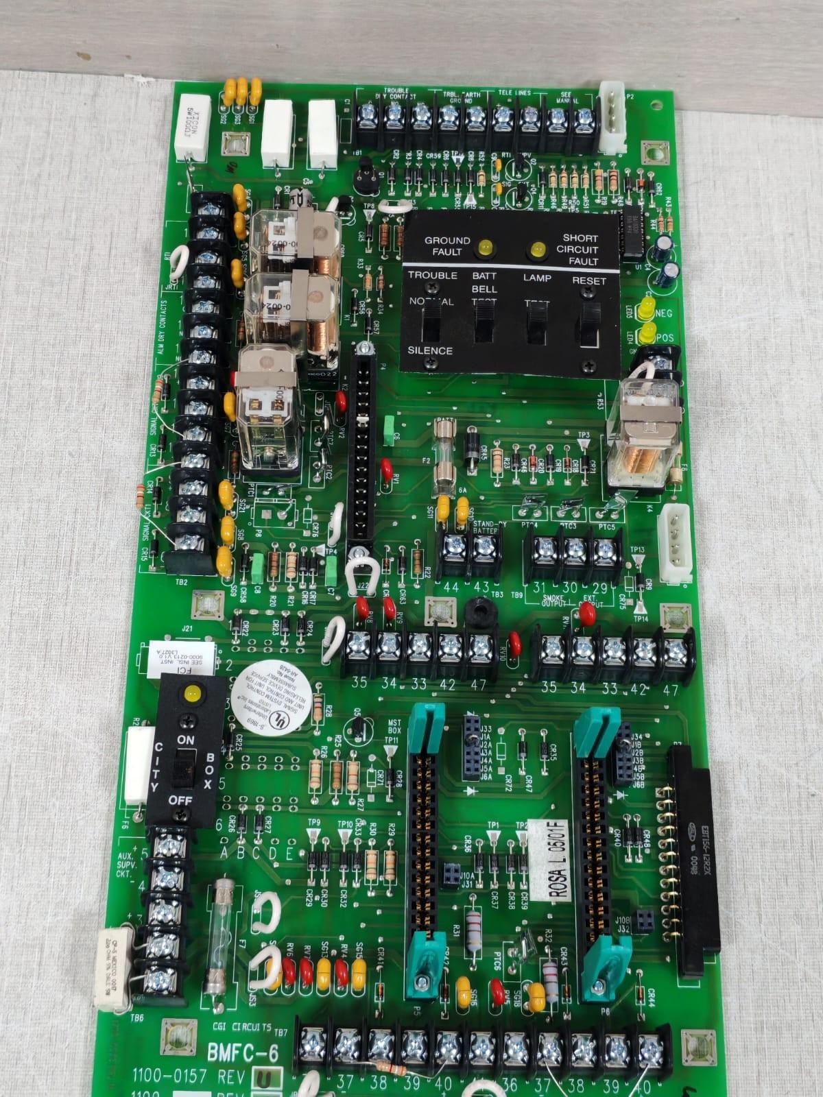 FCI 1100-0157 FCI Fire Control Instruments BMFC-6 1100-0157 Basic Master Fire Card 3