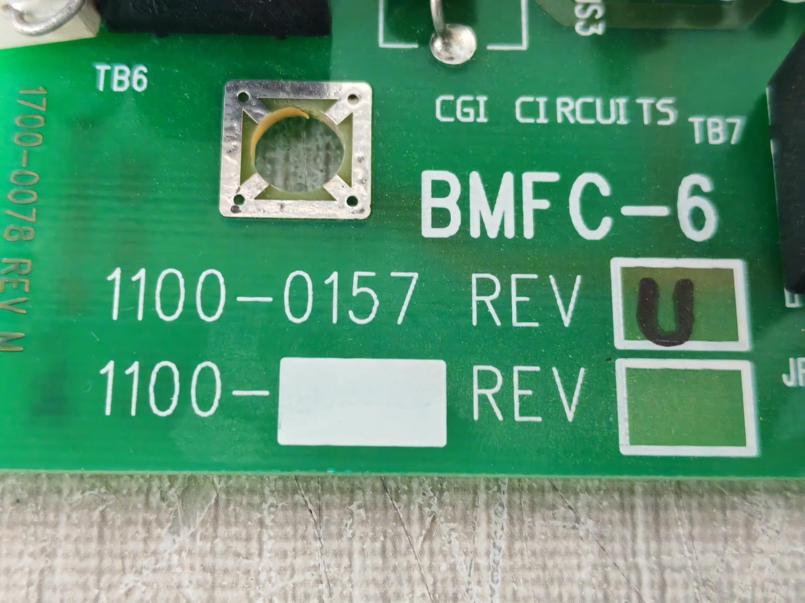 FCI 1100-0157 FCI Fire Control Instruments BMFC-6 1100-0157 Basic Master Fire Card 7