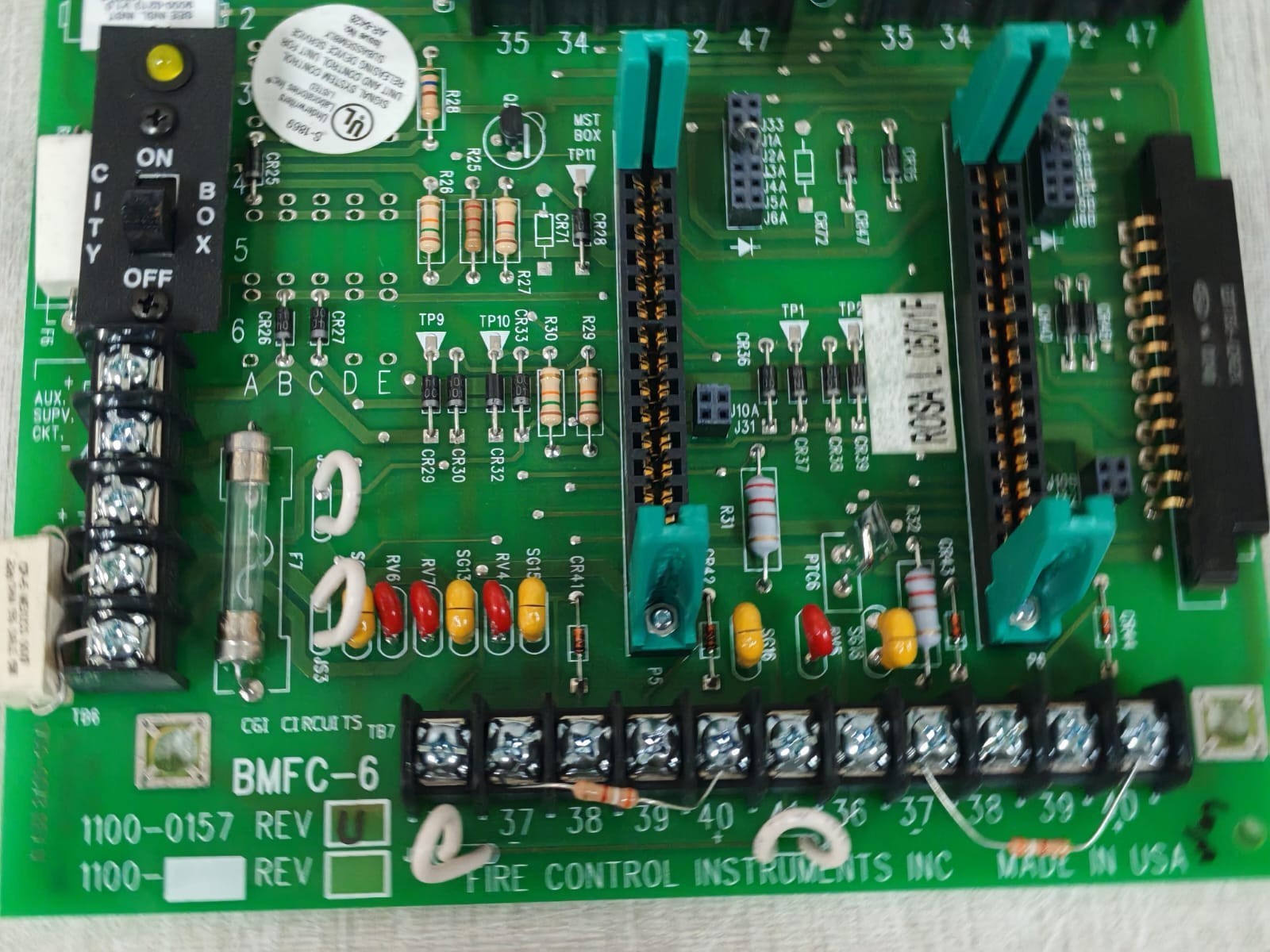 FCI 1100-0157 FCI Fire Control Instruments BMFC-6 1100-0157 Basic Master Fire Card 9