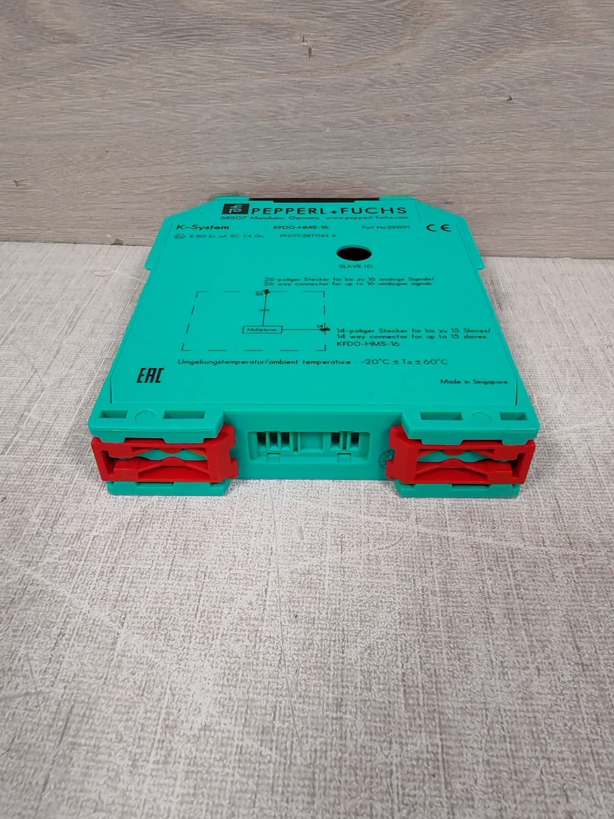 Pepperl 231291 Pepperl + Fuchs KFD0-HMS-16 HART MUX Secondary Module 231291 6