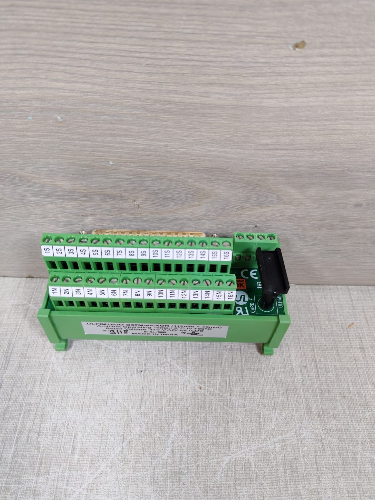DEKA ULFIM16DO-D37M-45-XOR DEKA ULFIM16DO-D37M-45-XOR INTERFACE MODULE 4