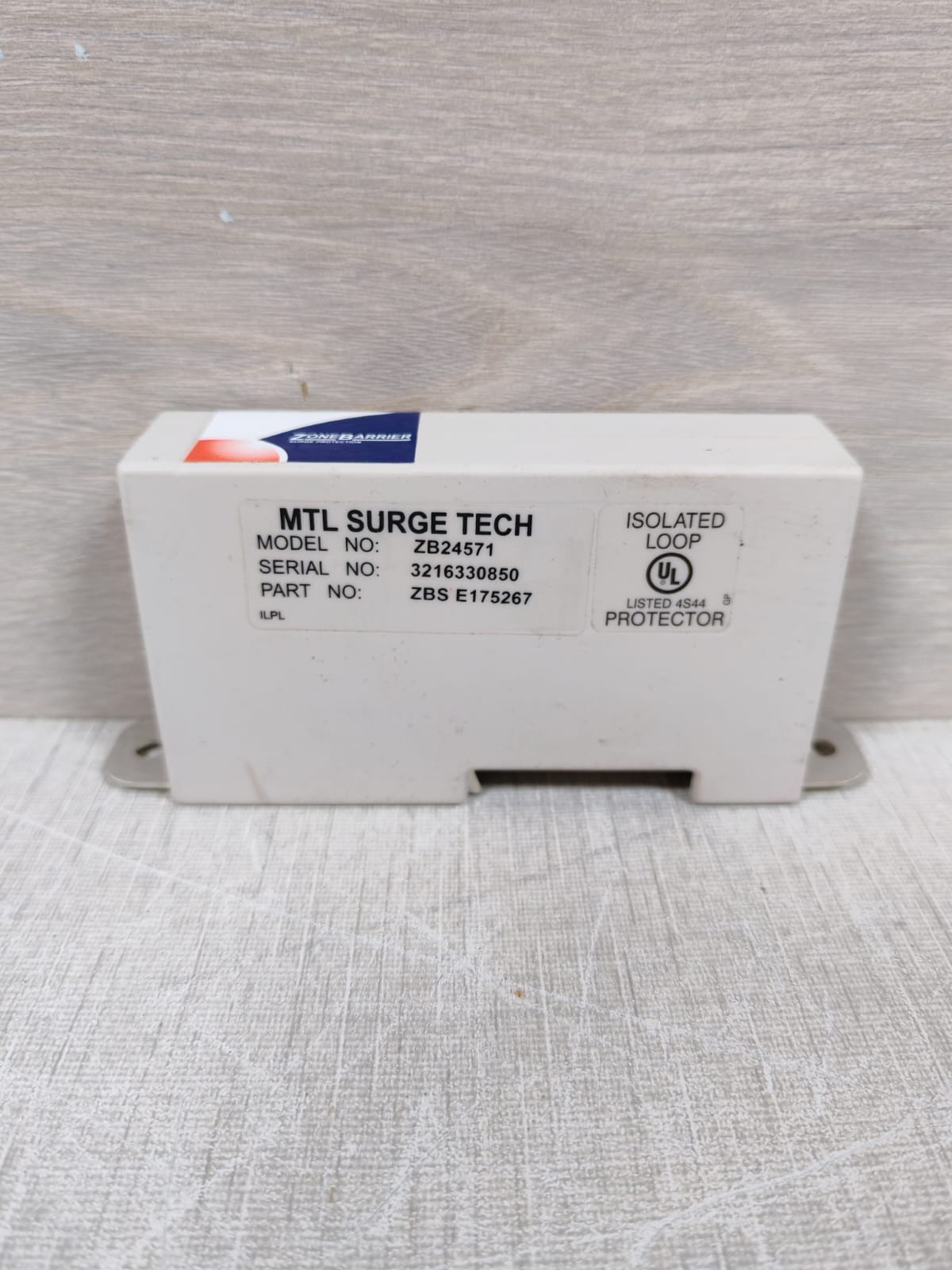 MTL ZBS E175267 MTL ZB24571 ZONE BARRIER SURGE PROTECTOR ZBS E175267 3