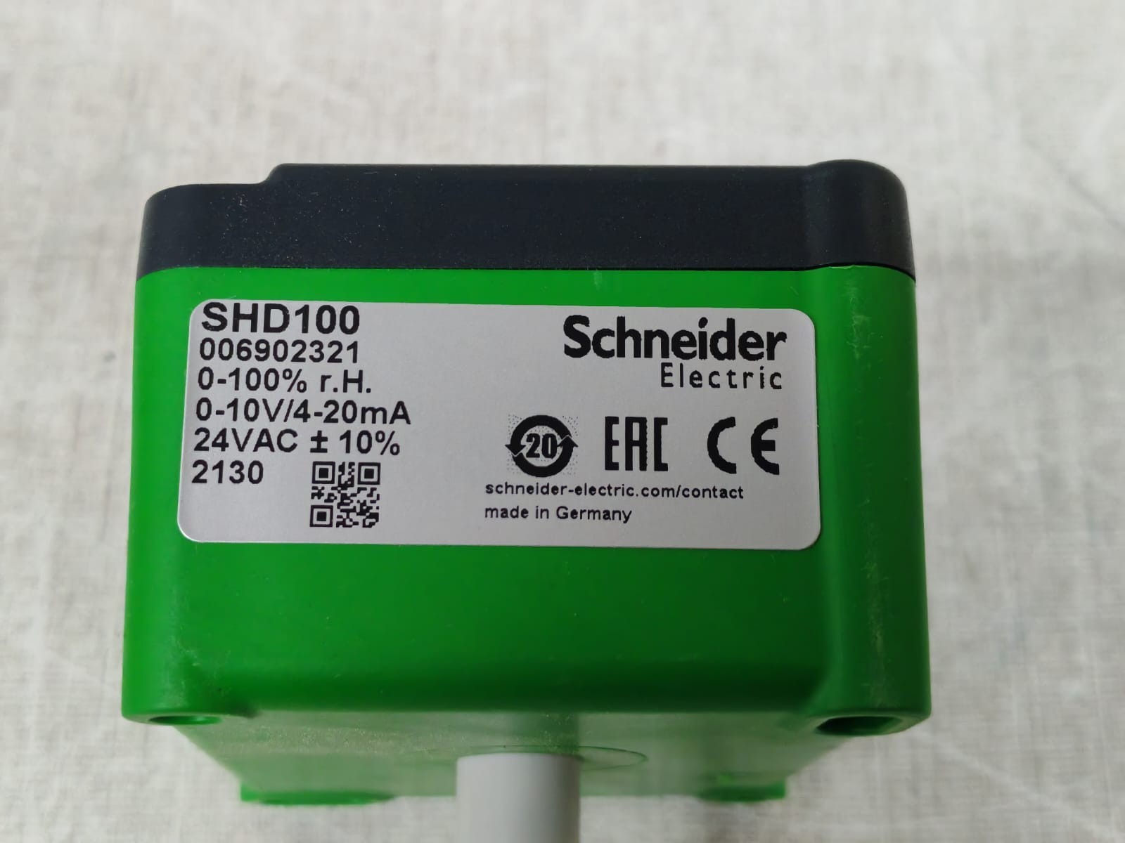 Schneider Electric SHD100 006902321 SCHNEIDER ELECTRIC SHD100 006902321 DUCT HUMIDITY & TEMPERATURE SENSOR 24VAC 7