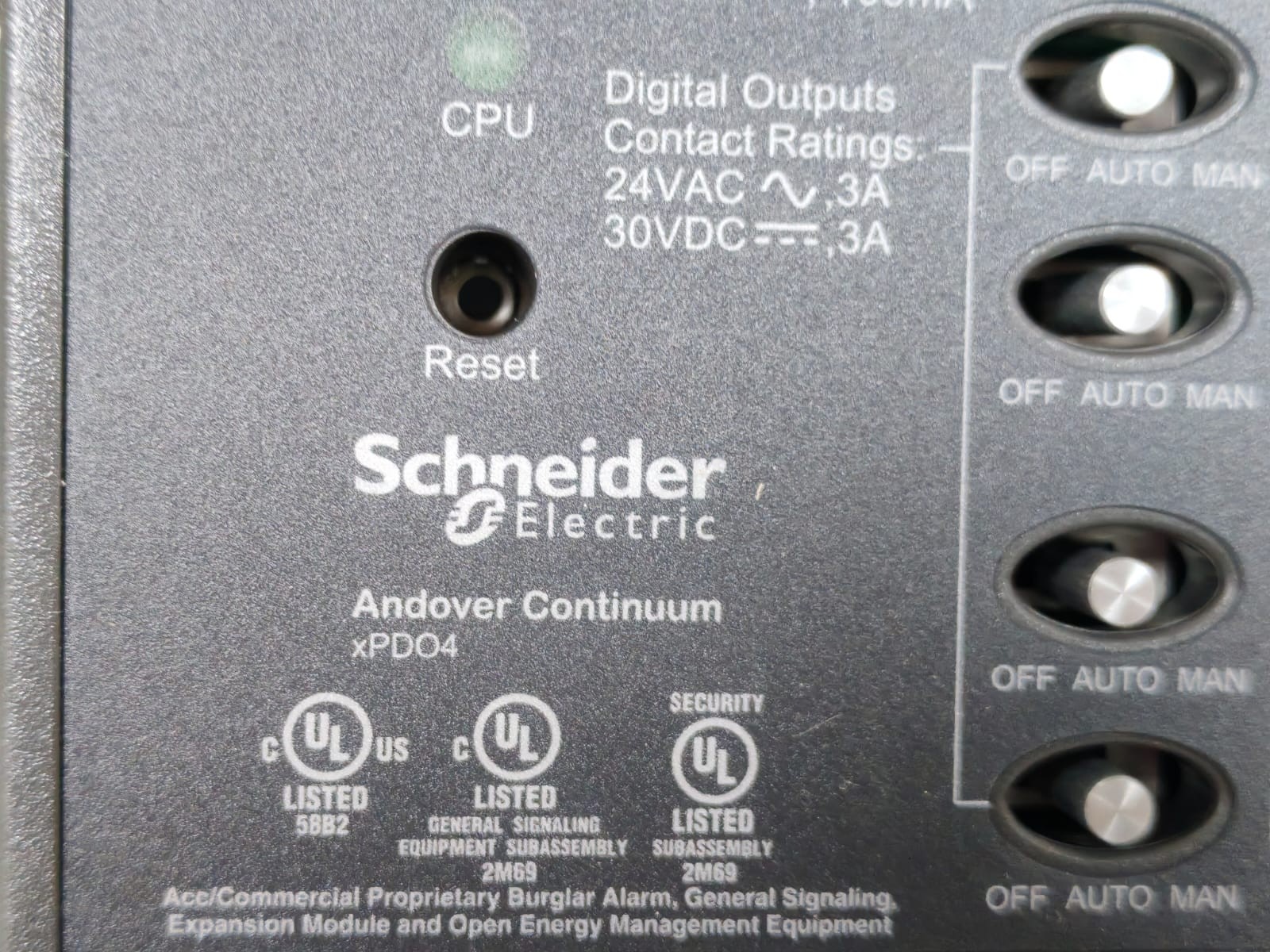 Schneider Electric ANDOVER CONTINUUM XPDO4 Schneider Electric Andover Continuum XPDO4 Expansion Module 2