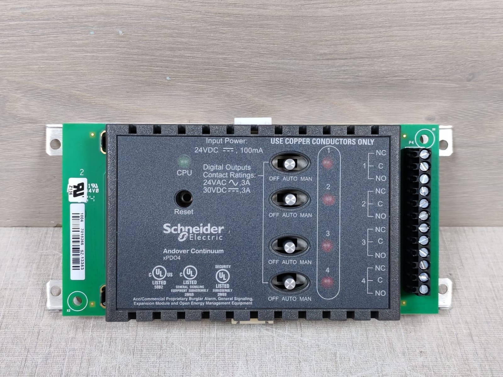 Schneider Electric Andover Continuum XPDO4 Expansion Module
