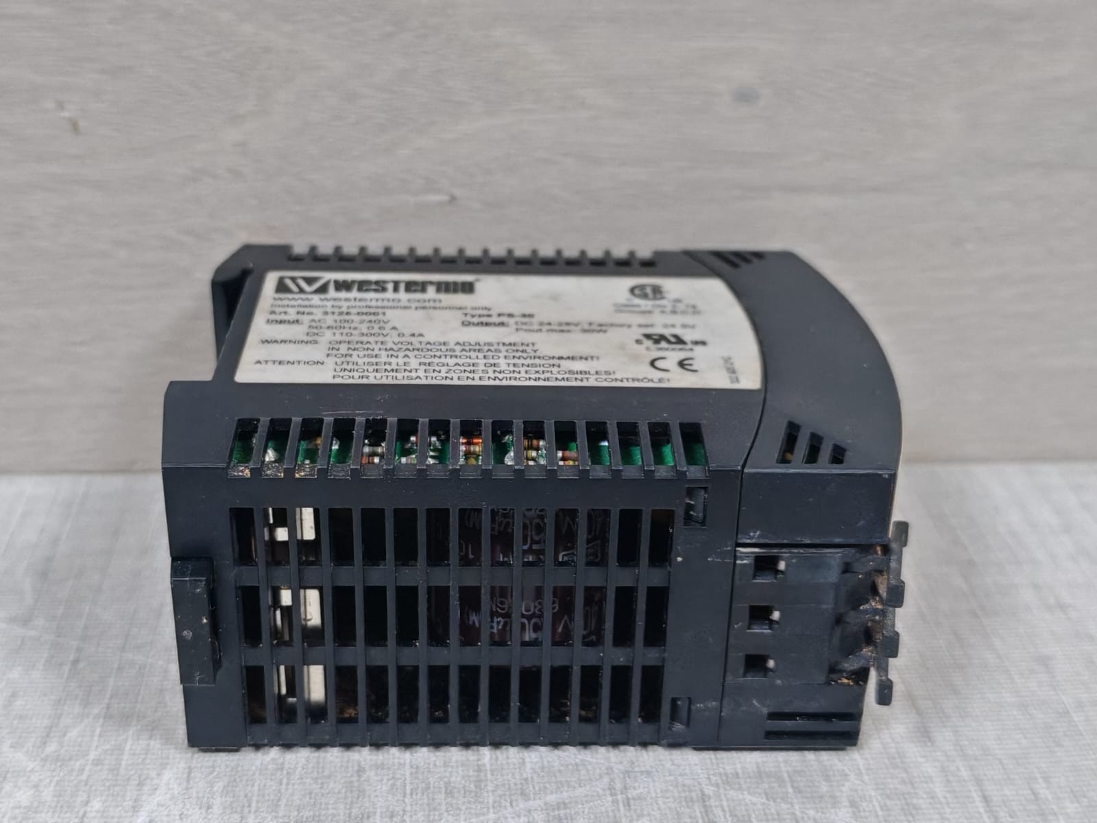 Westermo 3125-0001 Westermo PS-30 DIN-Rail Power Supply 3125-0001 6