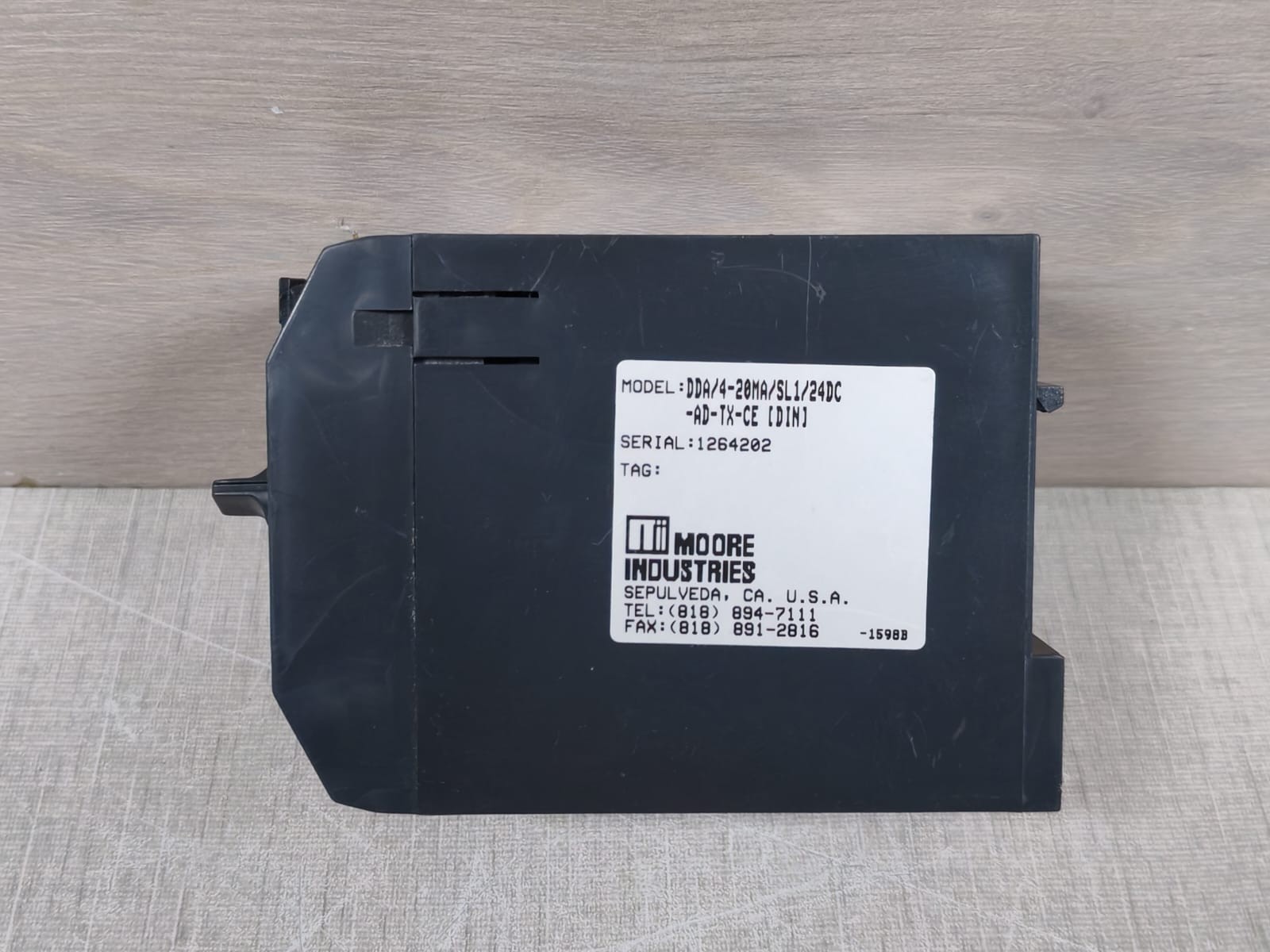 Moore DDA/4-20MA/SL1/24DC-AD-TX-CE (DIN) Moore DDA/4-20MA/SL1/24DC-AD-TX-CE (DIN) Current Alarm Module 3
