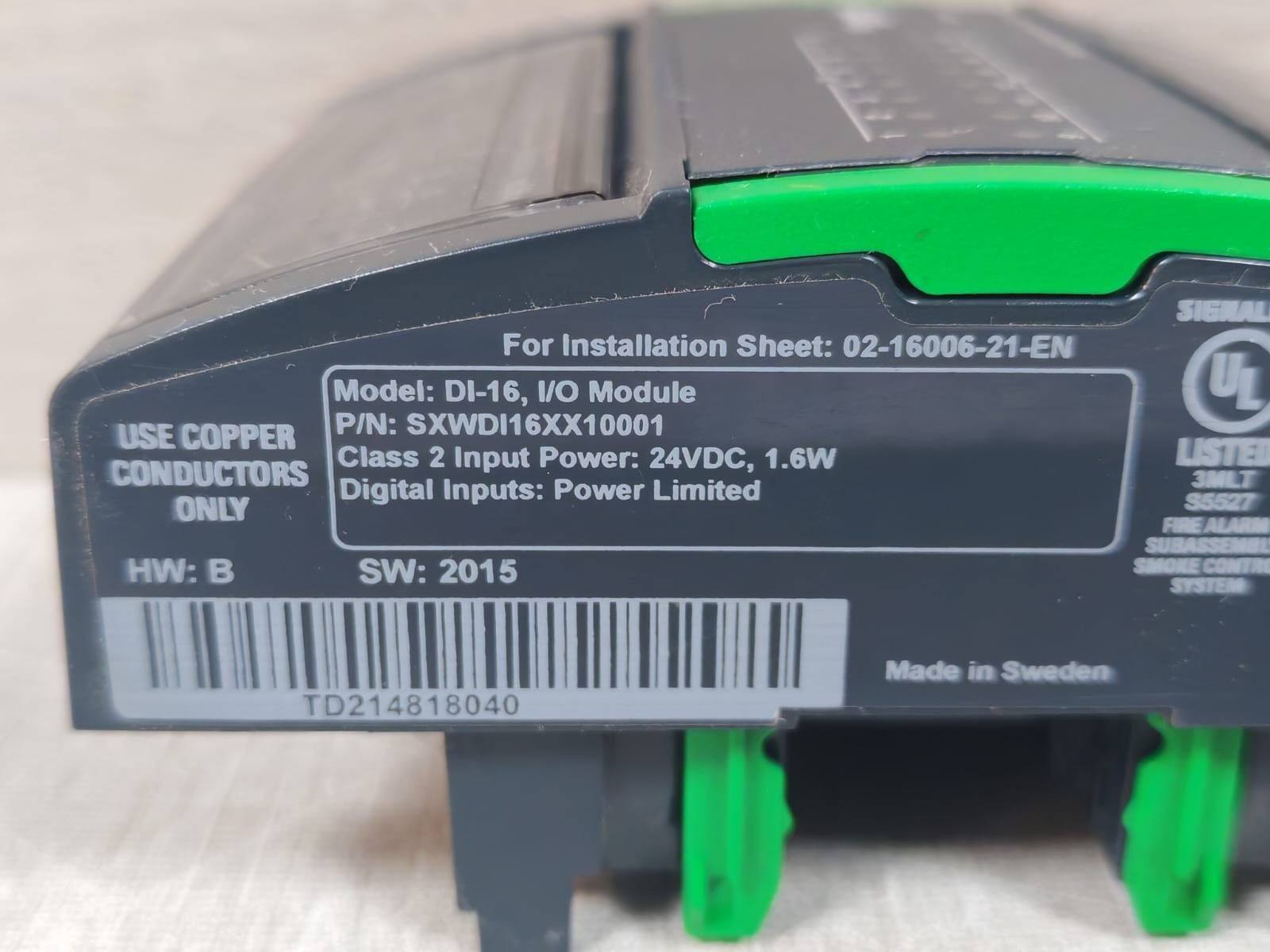 Schneider Electric SXWDI16XX10001 Schneider Electric SXWDI16XX10001 SmartX Controller DI-16 Digital Input Module 4
