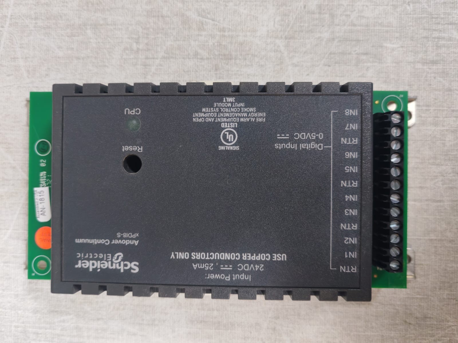 Schneider Electric XPDI8-S SCHNEIDER ELECTRIC XPDI8-S ANDOVER CONTINUUM REV.A 6