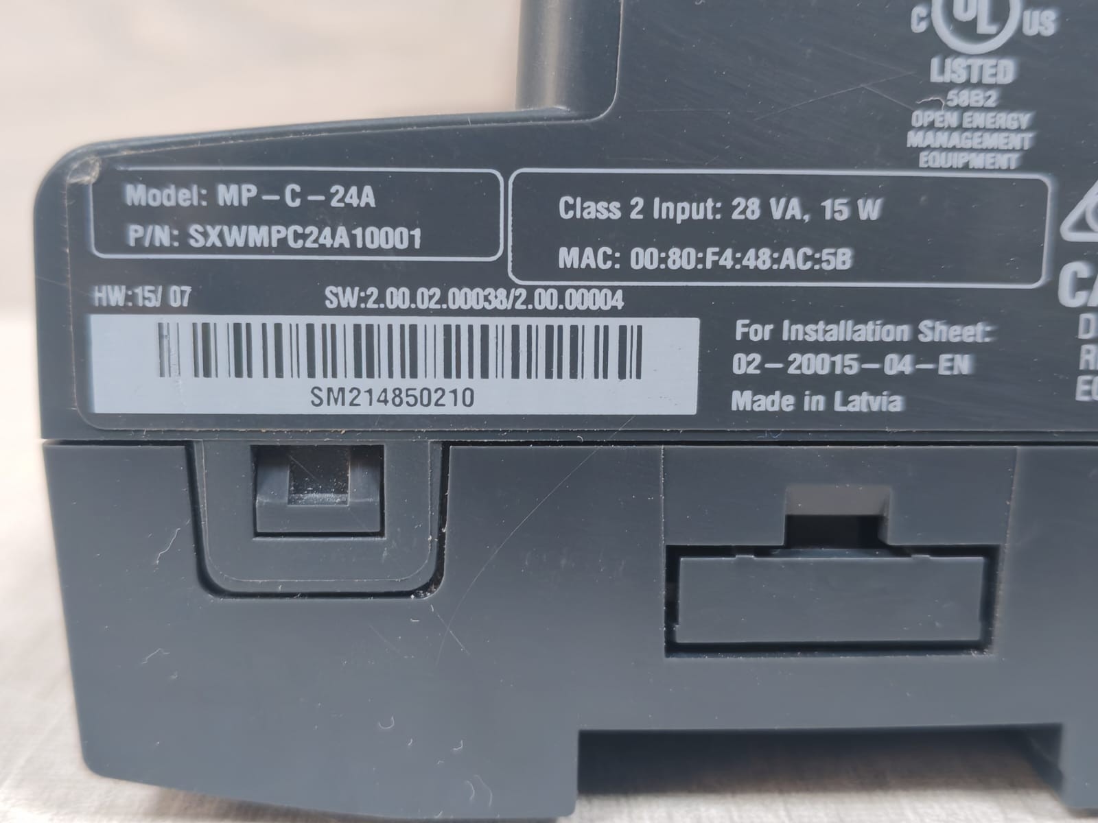 Schneider Electric SXWMPC24A10001 Schneider Electric MP-C-24A Smartx Controller SXWMPC24A10001 4