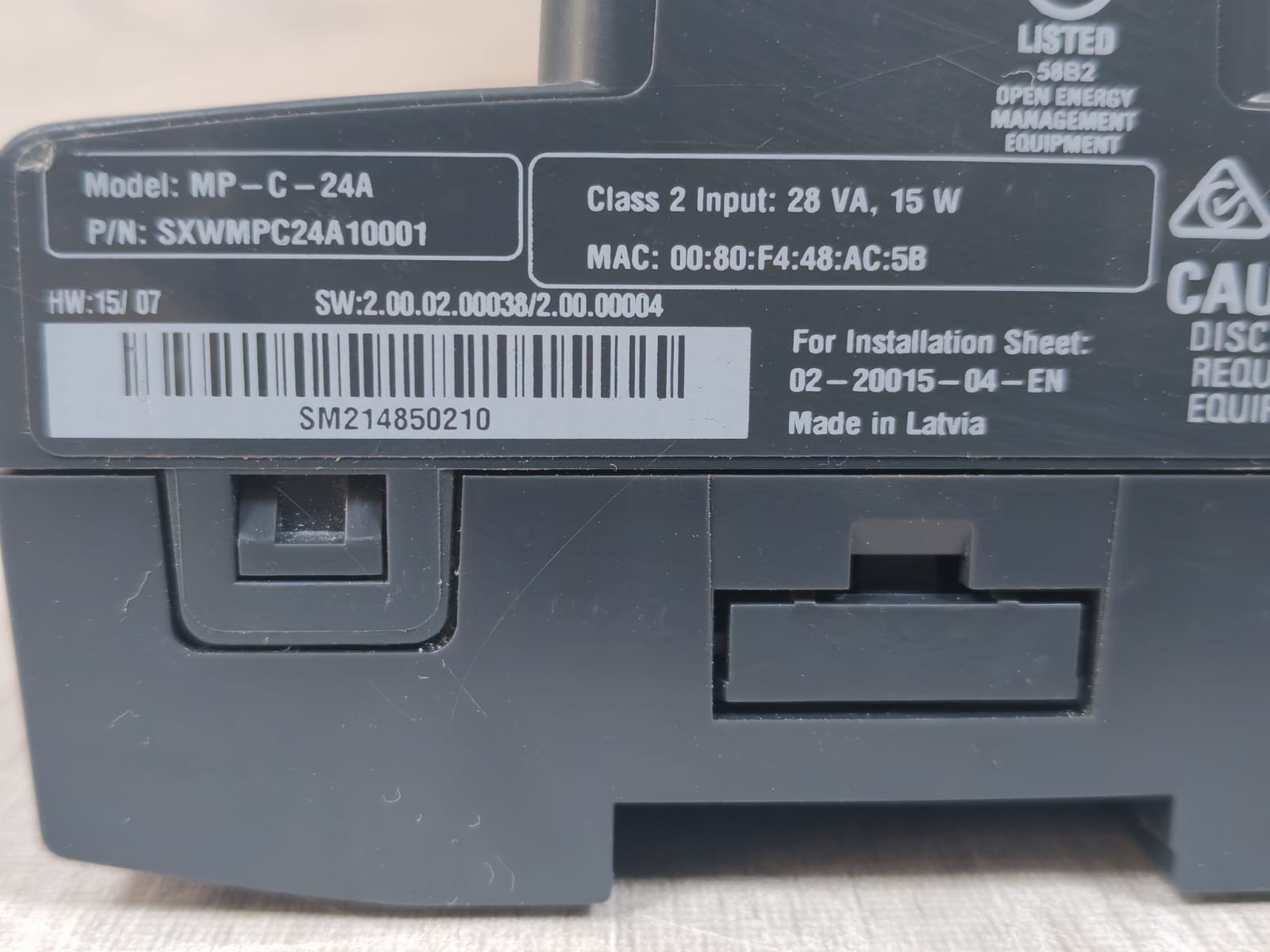 Schneider Electric SXWMPC24A10001 Schneider Electric MP-C-24A Smartx Controller SXWMPC24A10001 7
