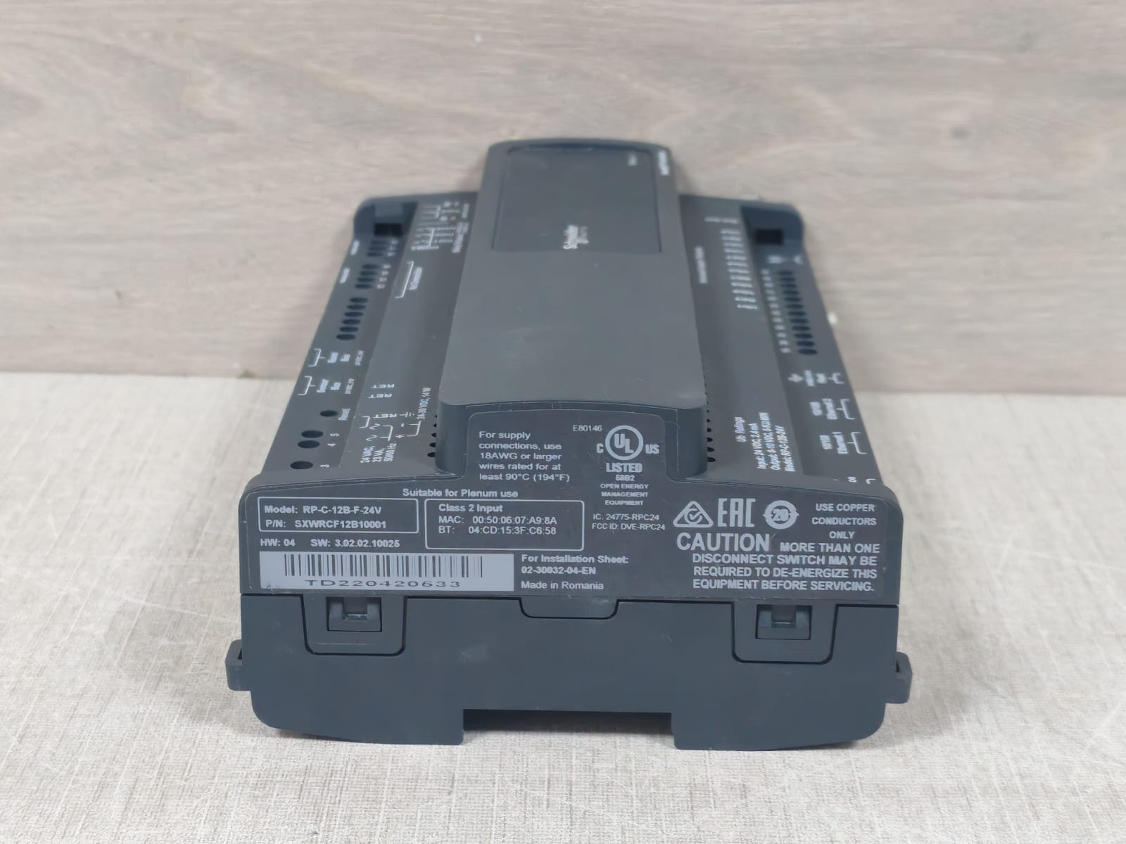 Schneider Electric SXWRCF12B10001 Schneider Electric RP-C-12B-F-24V Room Purpose Controller SXWRCF12B10001 6