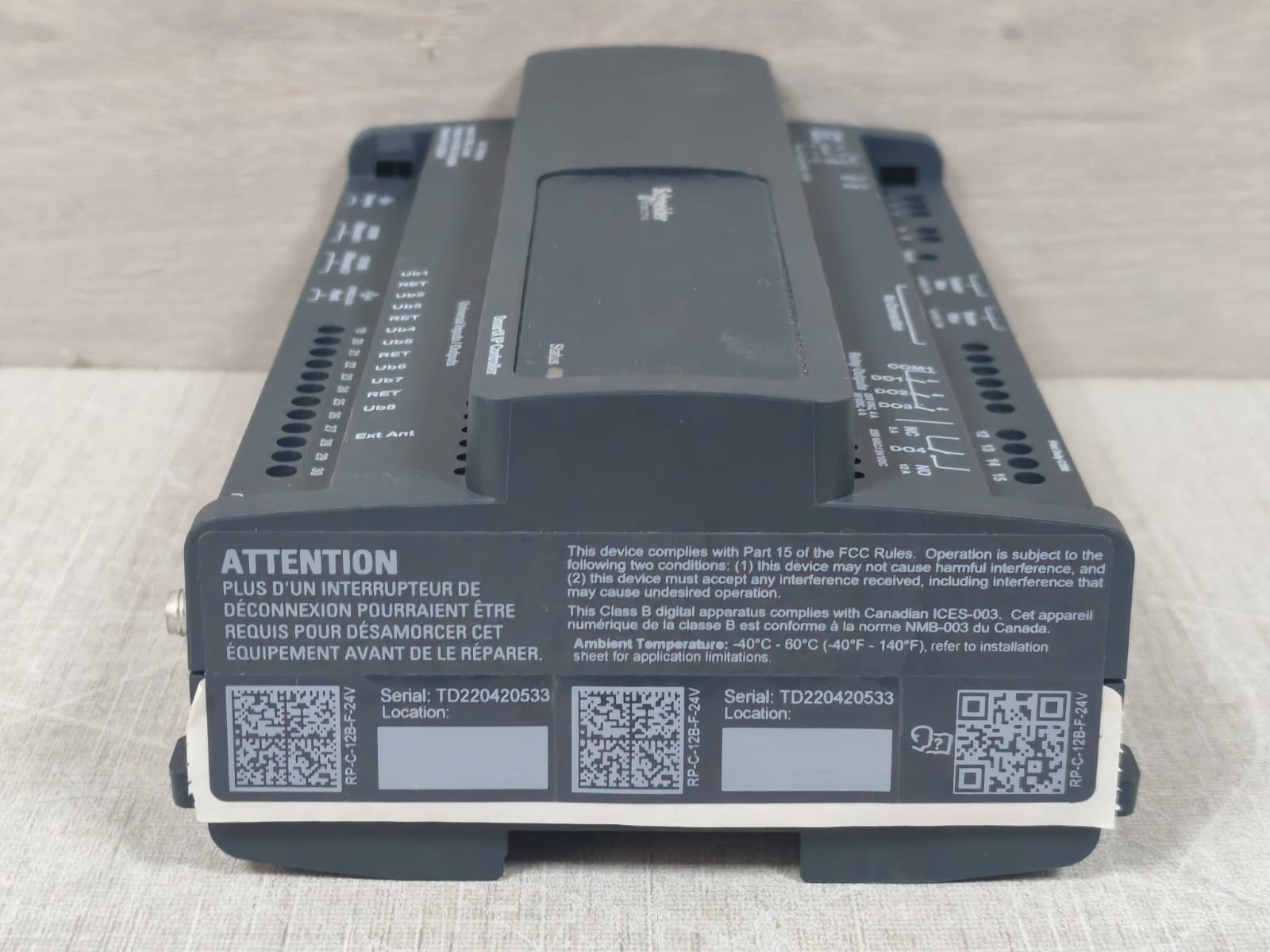Schneider Electric SXWRCF12B10001 Schneider Electric RP-C-12B-F-24V Room Purpose Controller SXWRCF12B10001 7