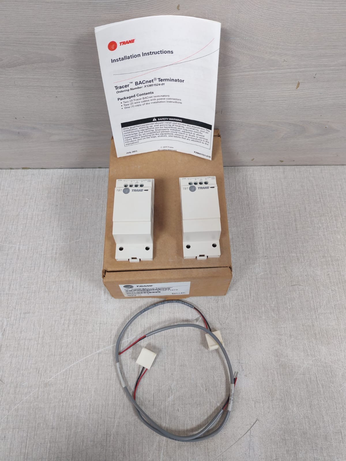 Trane X13651522010 TRANE X13651522010 REV.2 TRACER BACNET TERMINATOR 24VAC 3