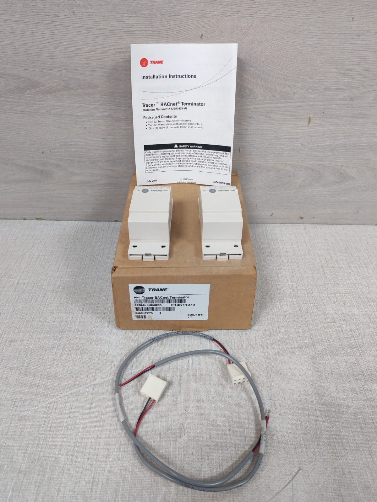 TRANE X13651522010 REV.2 TRACER BACNET TERMINATOR 24VAC
