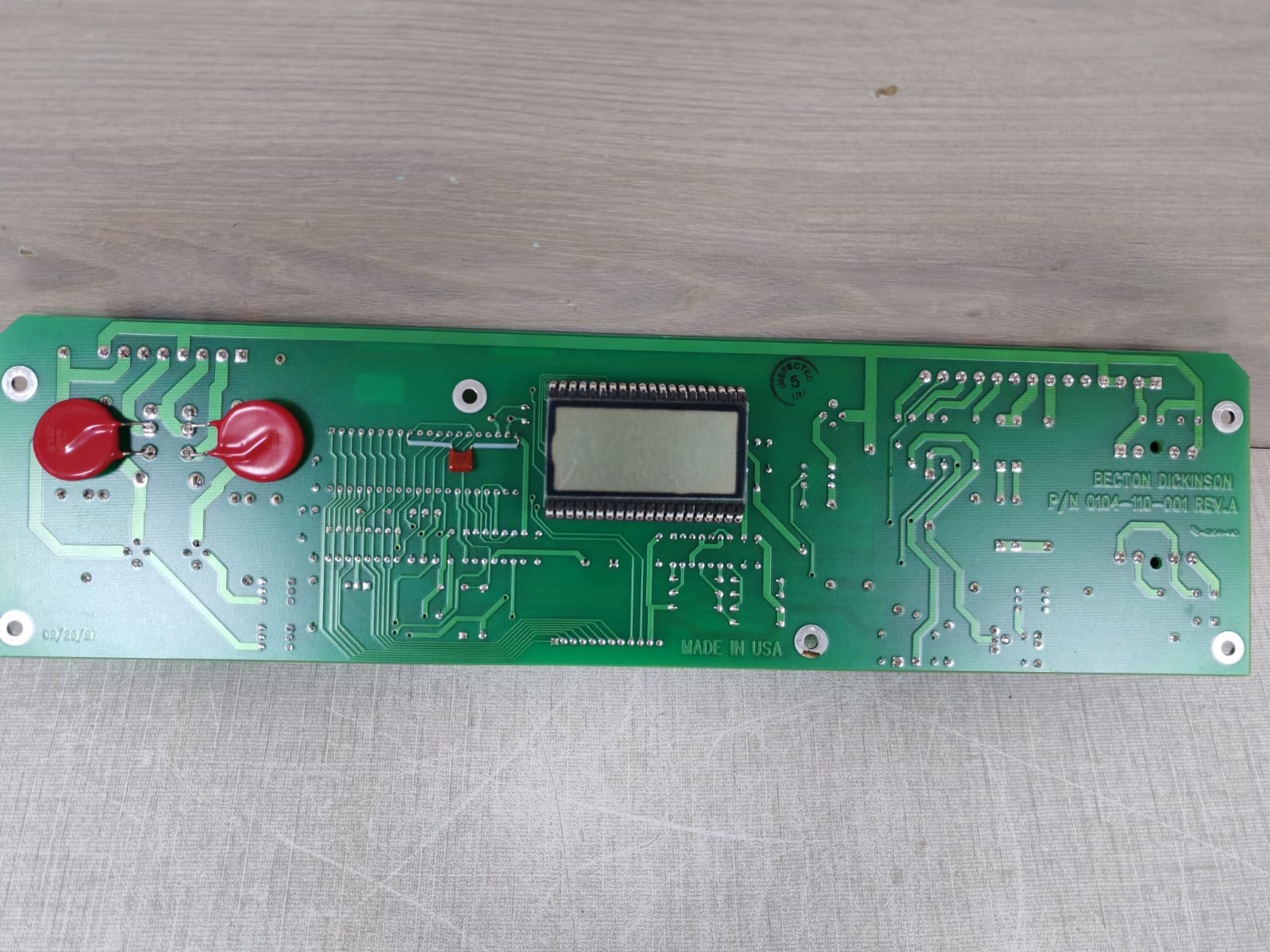 Becton Dickinson 0104-110-001 REV.A BECTON DICKINSON ASSY 0104-110-000 REV.A.3 MAIN PC BOARD P/N 0104-110-001 REV.A 8
