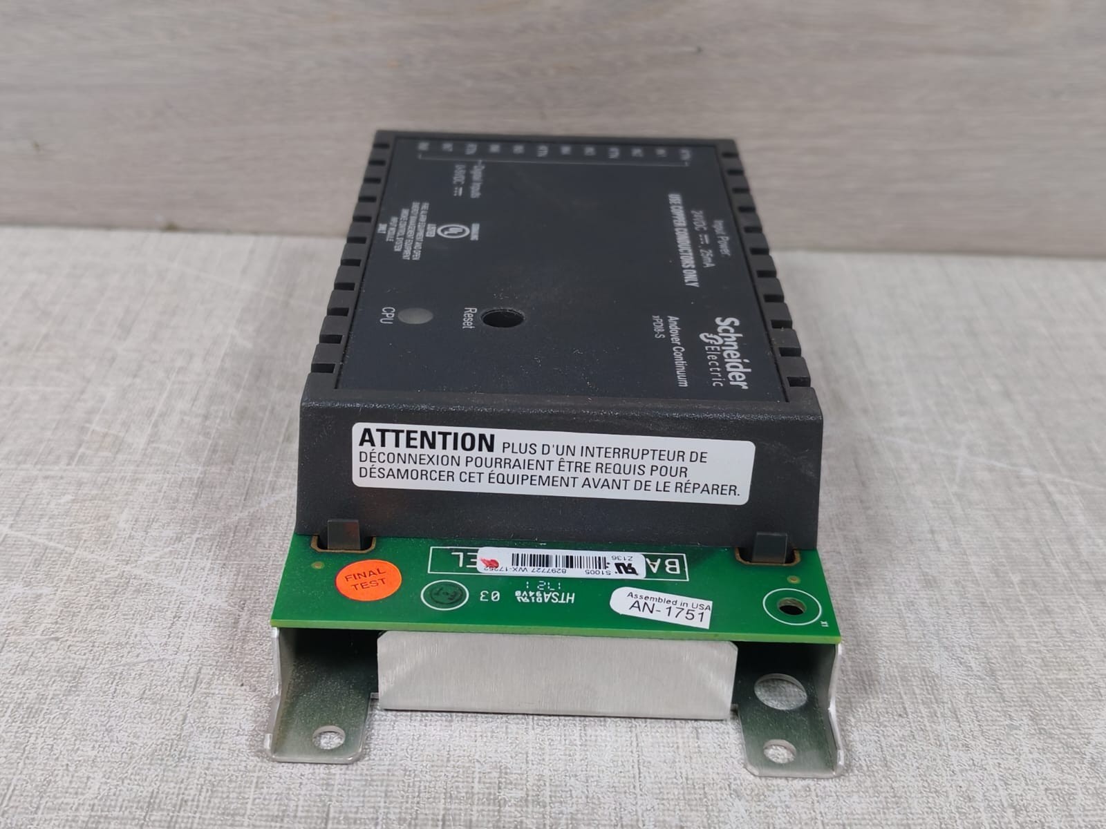 Schneider Electric XPDI8-S Schneider XPDI8 S Electric XPDI8 S Andover Continuum Expansion Module 8