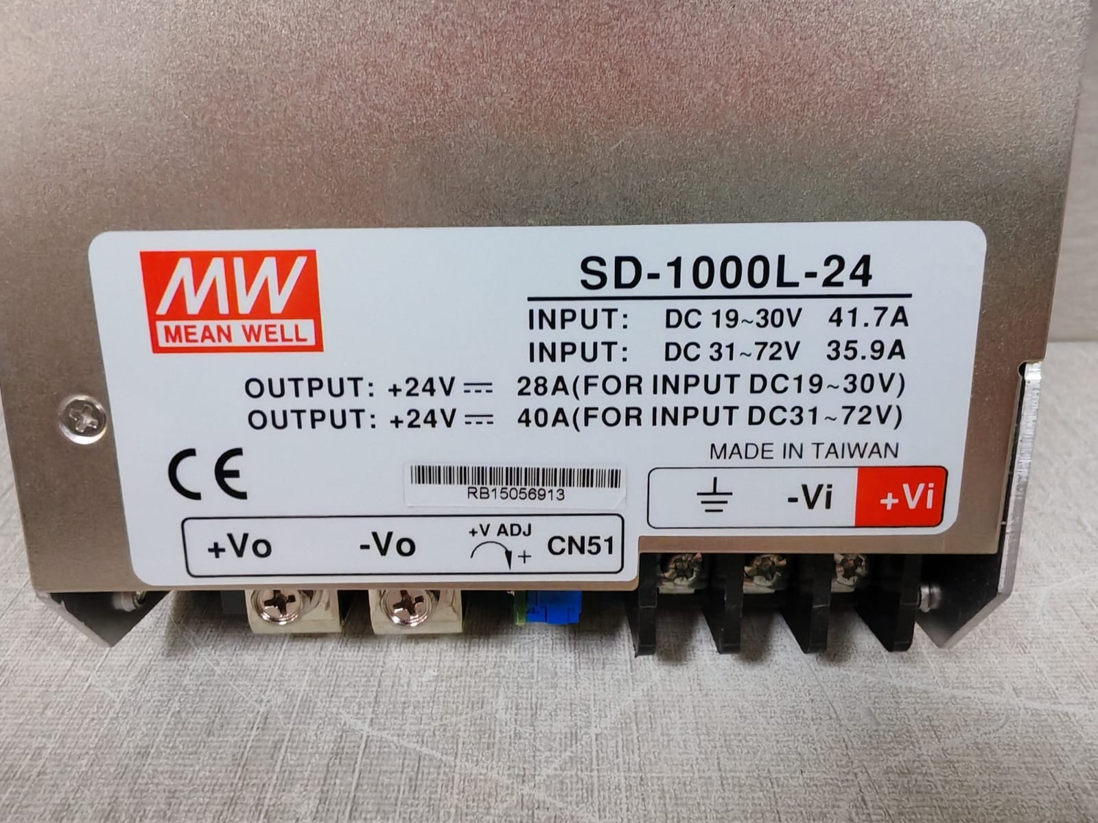 MEAN WELL SD-1000L-24 MEAN WELL SD-1000L-24 CONVERTER POWER SUPPLY - WITH FILTHY BOX 4