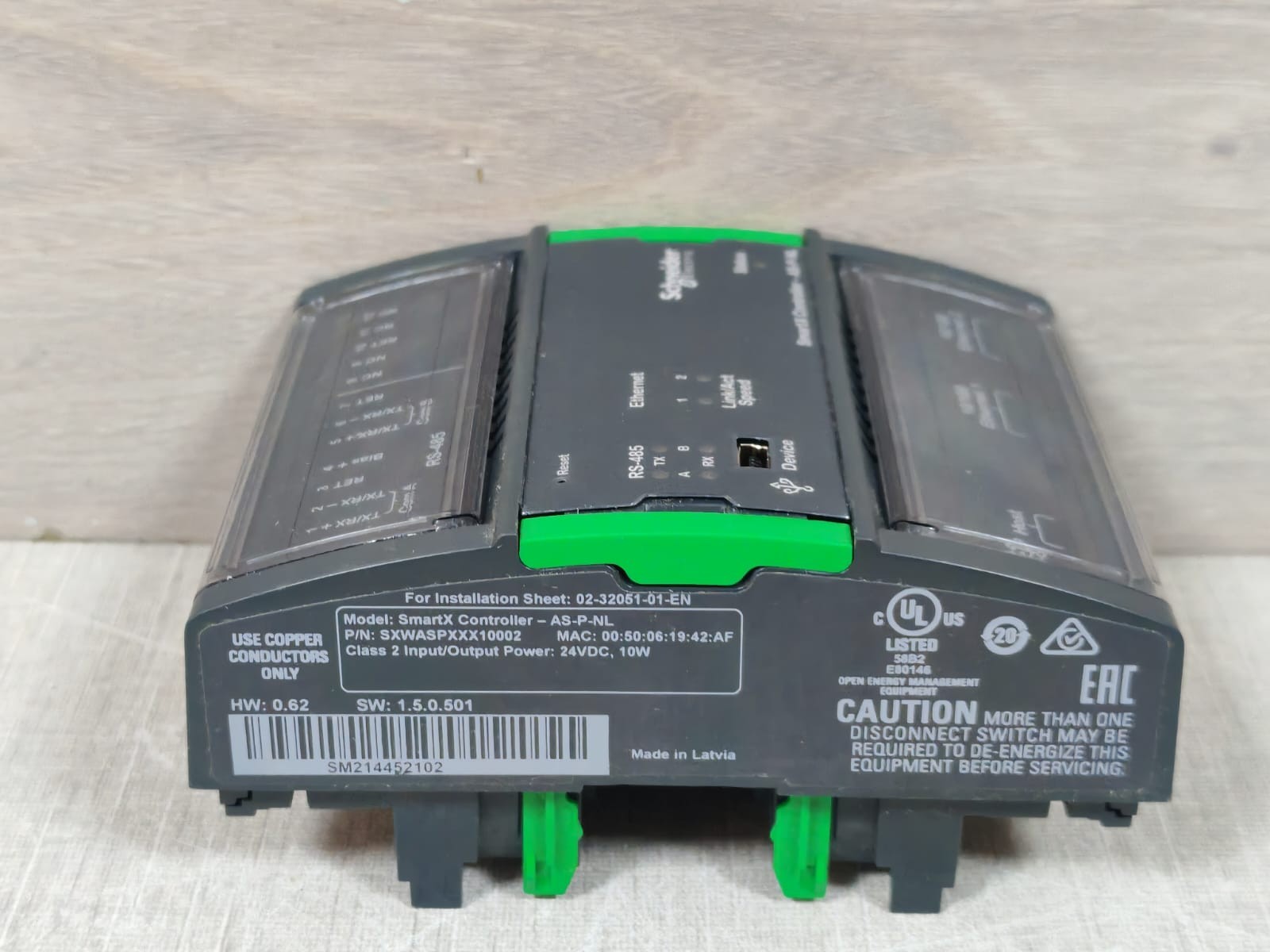 Schneider Electric SXWASPXXX10002 Schneider Electric SXWASPXXX10002 SmartX Controller AS-P-NL Automation Server 5