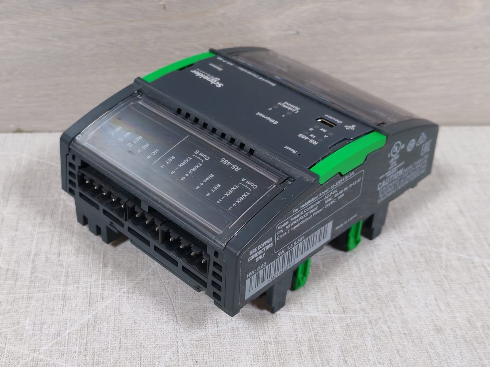 Schneider Electric SXWASPXXX10002 Schneider Electric SXWASPXXX10002 SmartX Controller AS-P-NL Automation Server 10
