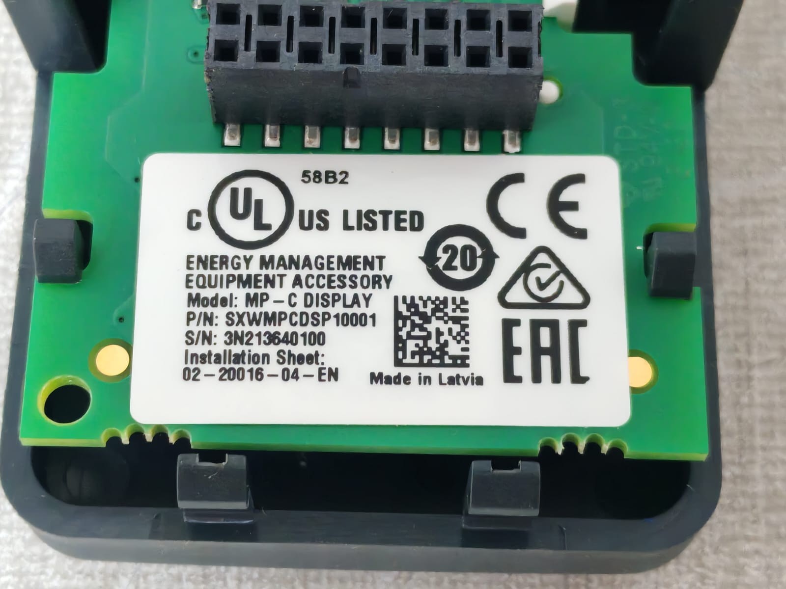 Schneider Electric SXWMPCDSP10001 Schneider Electric SXWMPCDSP10001 SmartX IP Controller MP-C Display Module 3