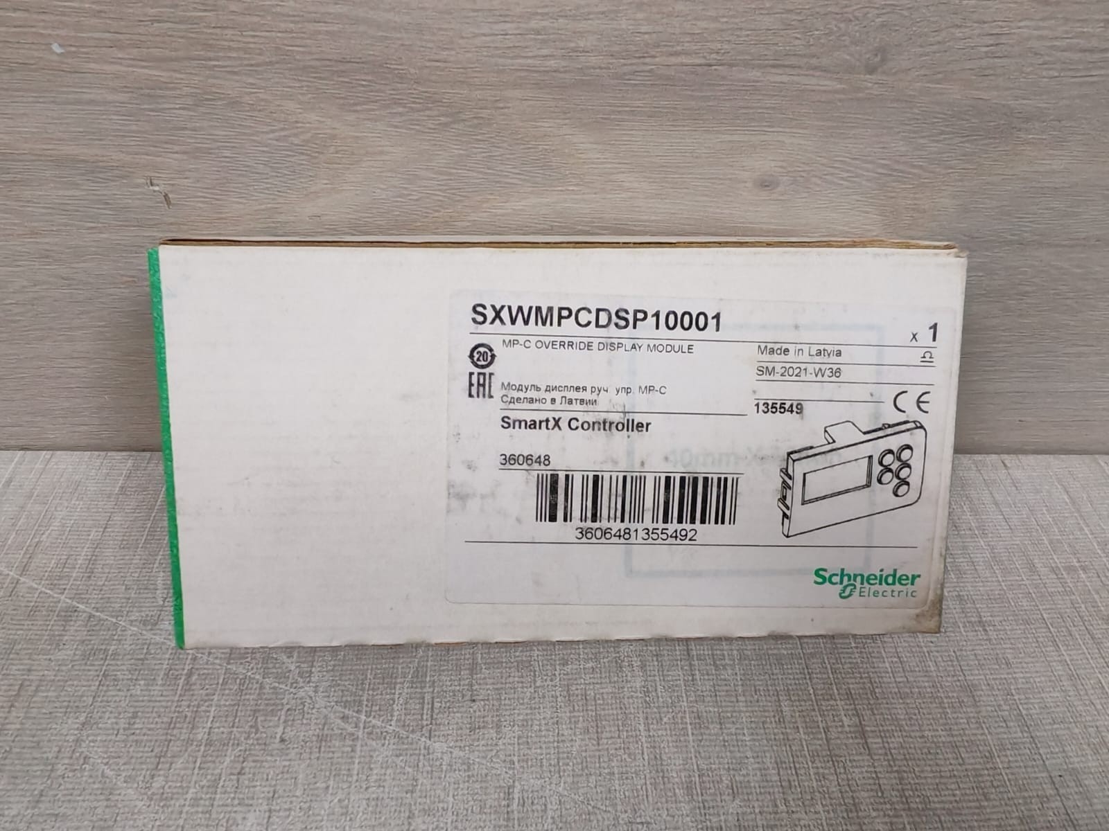 Schneider Electric SXWMPCDSP10001 Schneider Electric SXWMPCDSP10001 SmartX IP Controller MP-C Display Module 10
