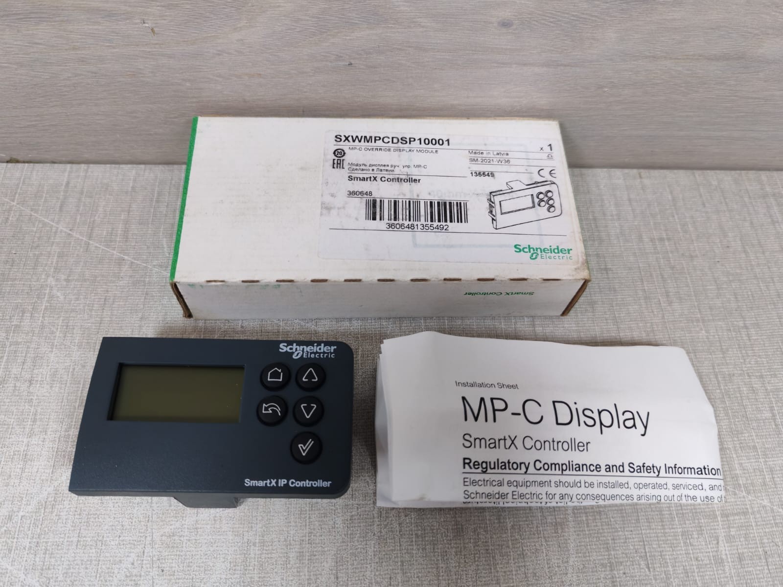 Schneider Electric SXWMPCDSP10001 SmartX IP Controller MP-C Display Module