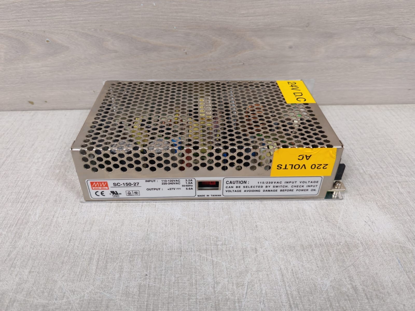 MEAN WELL SC-150-27 MW MEAN WELL SC-150-27 POWER SUPPLY 9