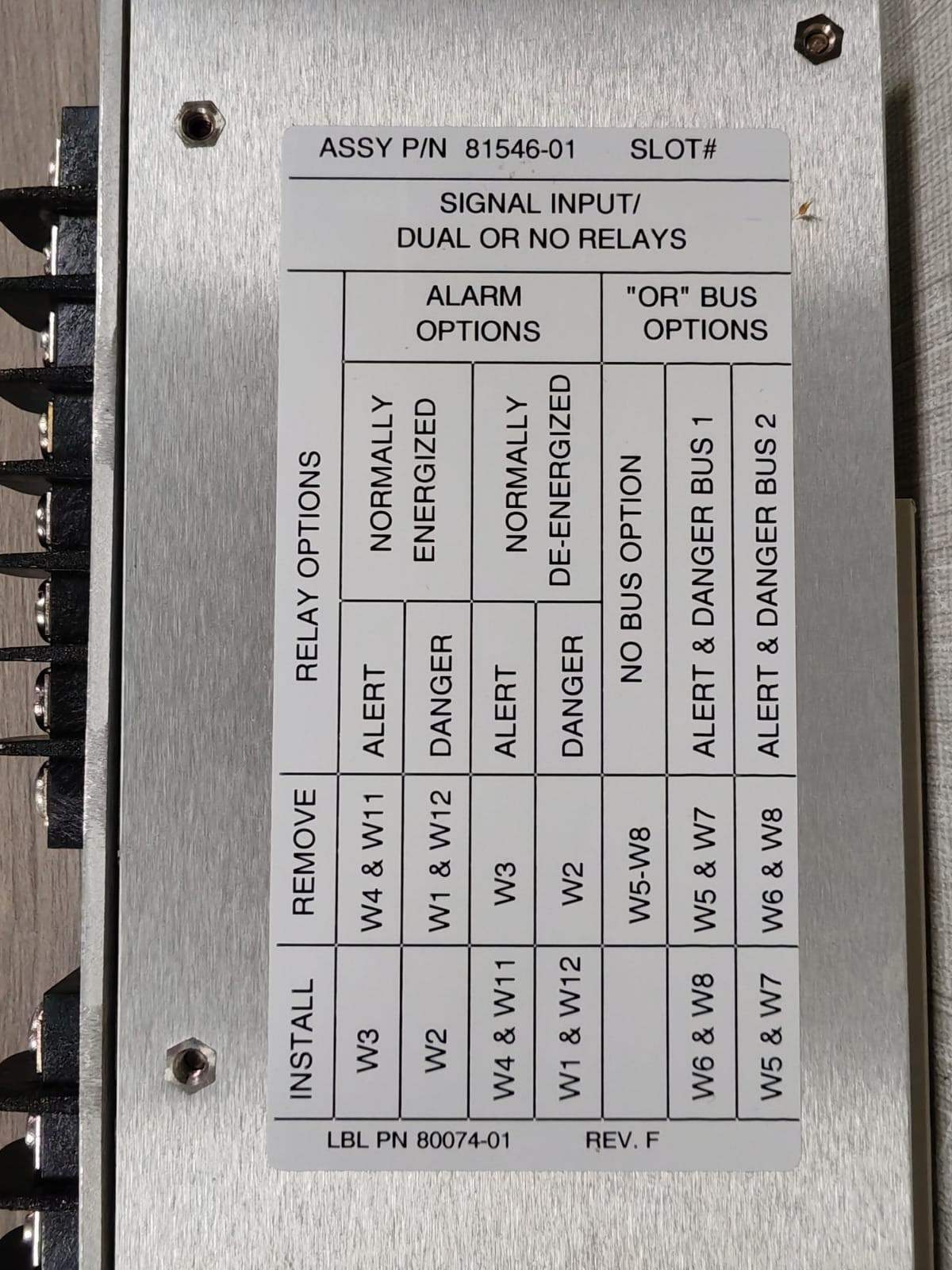 Bently Nevada 81546-01 Bently Nevada 81546-01 XDCR I/O & Record Terminals 3