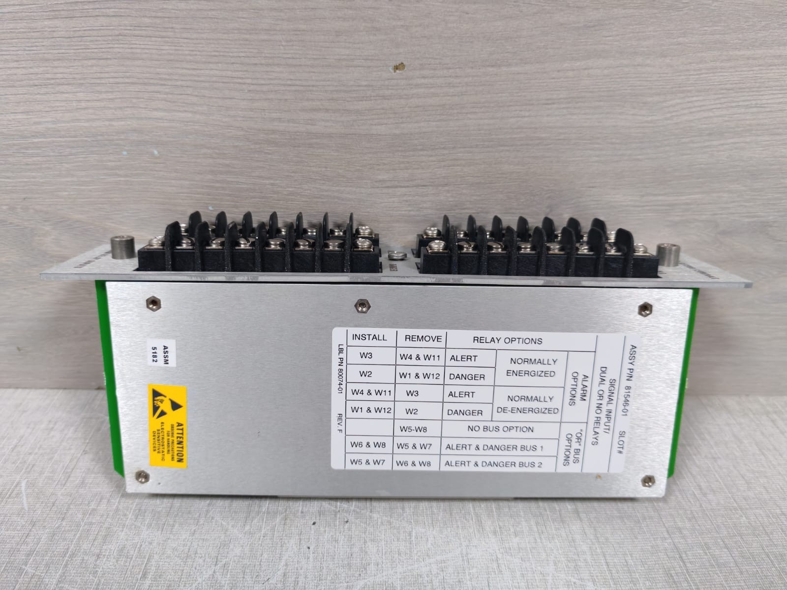 Bently Nevada 81546-01 Bently Nevada 81546-01 XDCR I/O & Record Terminals 4