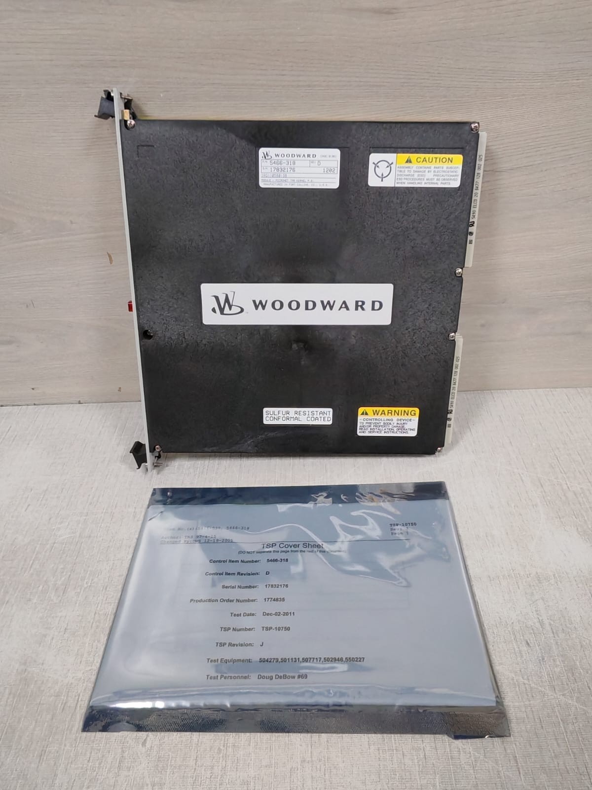 WoodWard 5466-318 Rev.D Module-Micronet TMR Kernel