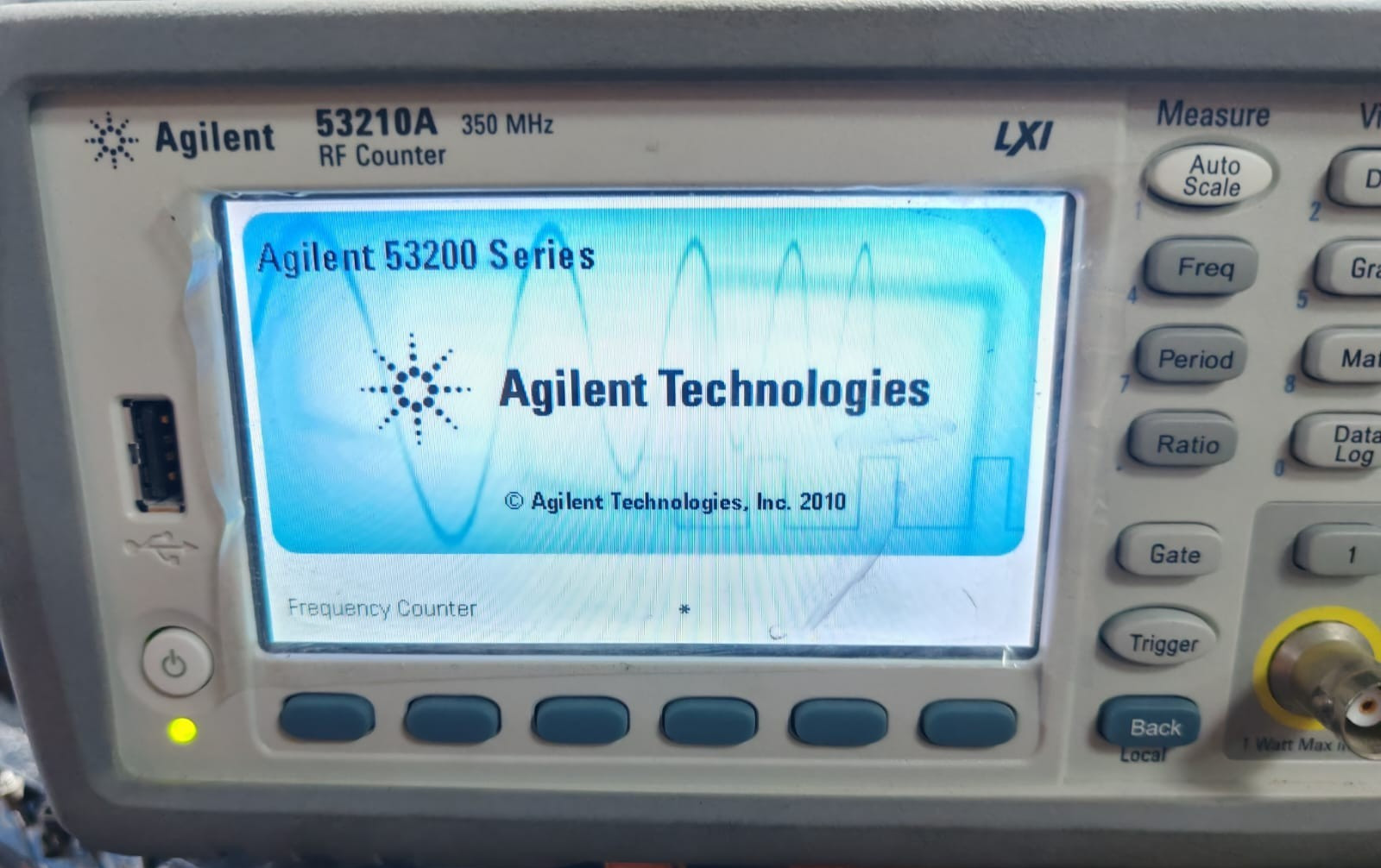 Agilent 53210A AGILENT TECHNOLOGIES 53210A F/W:01.09-1145.378-1 RF COUNTER 2