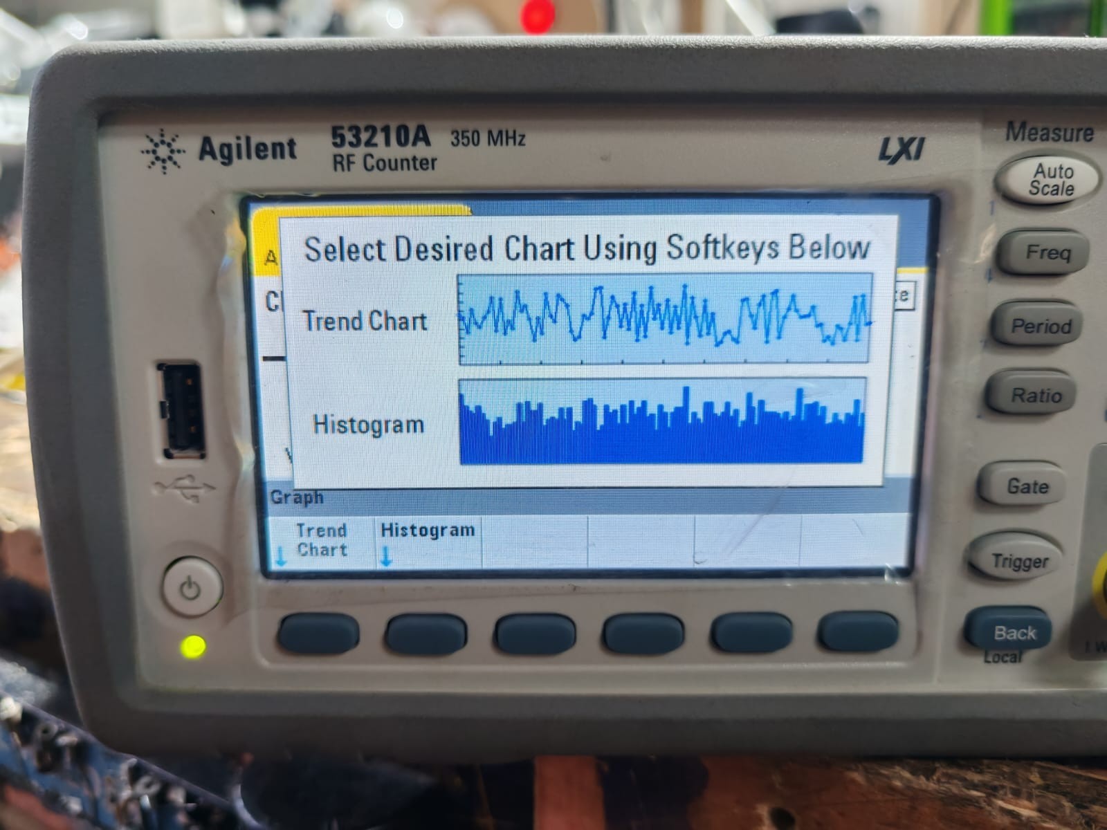 Agilent 53210A AGILENT TECHNOLOGIES 53210A F/W:01.09-1145.378-1 RF COUNTER 4