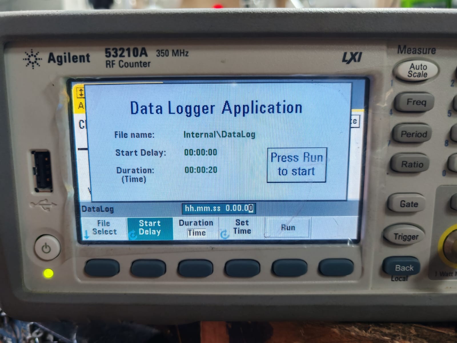 Agilent 53210A AGILENT TECHNOLOGIES 53210A F/W:01.09-1145.378-1 RF COUNTER 7